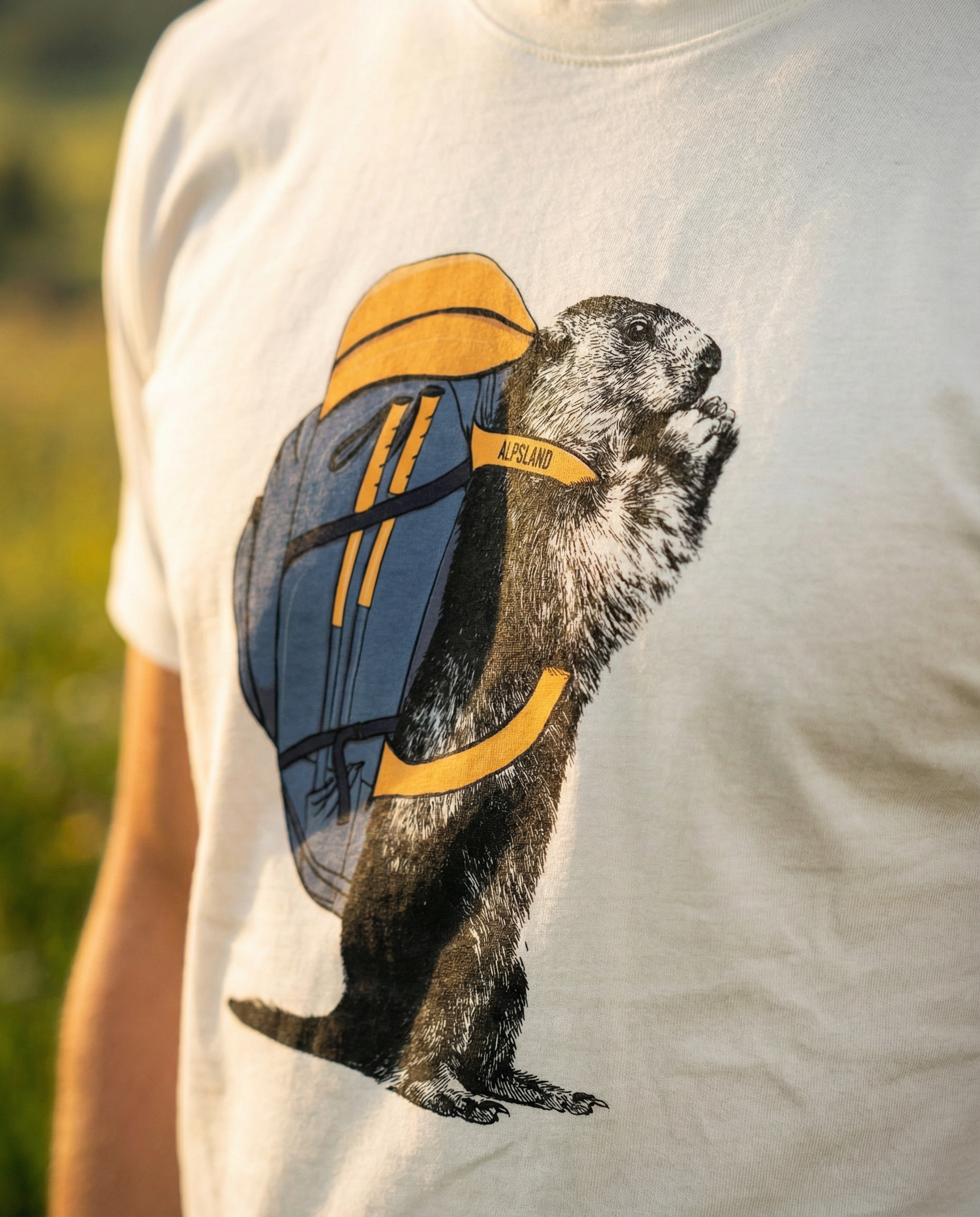 Wander-Murmeltier - Herren Premium Organic Shirt