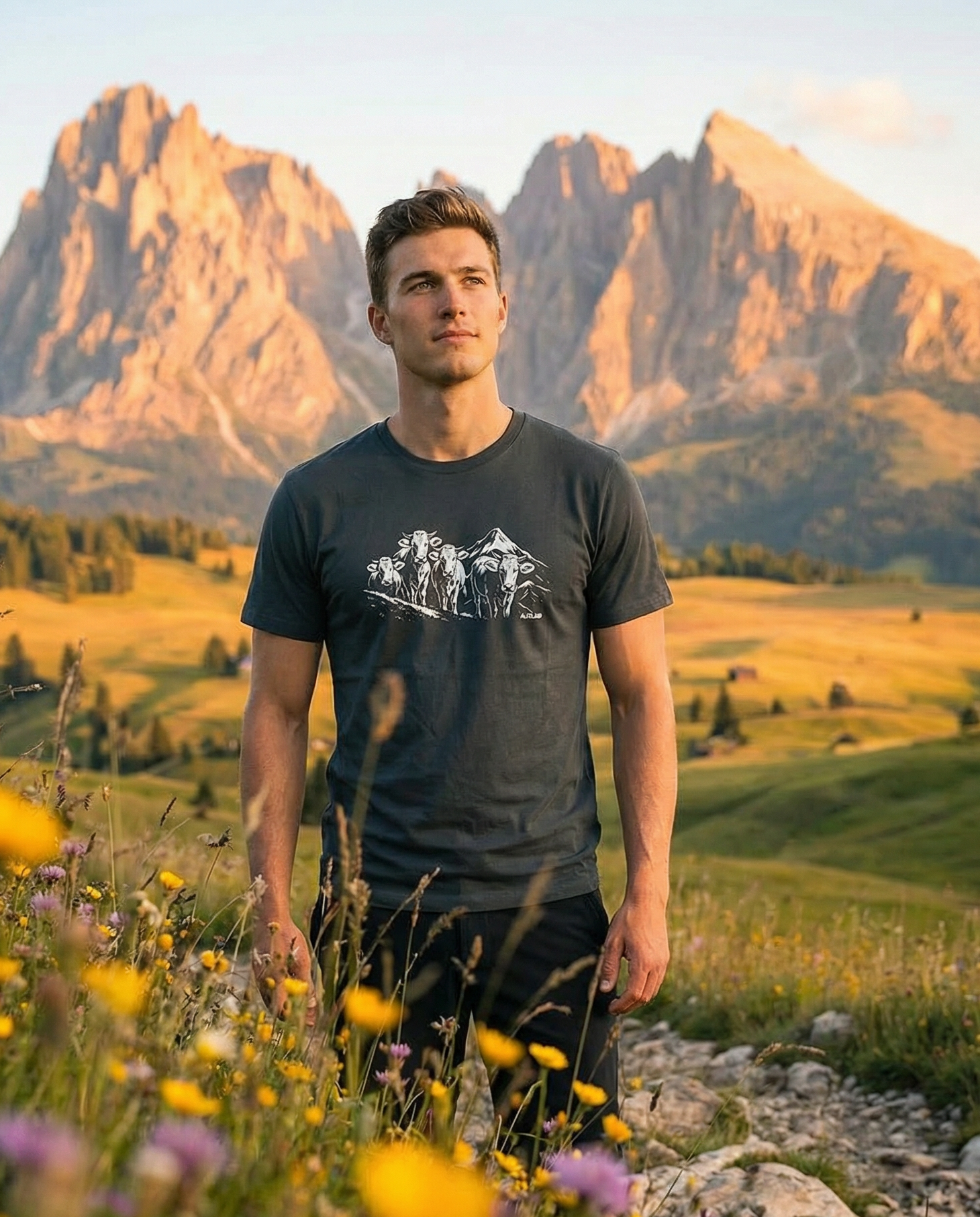 Cow Parade – Men’s Premium Organic Shirt