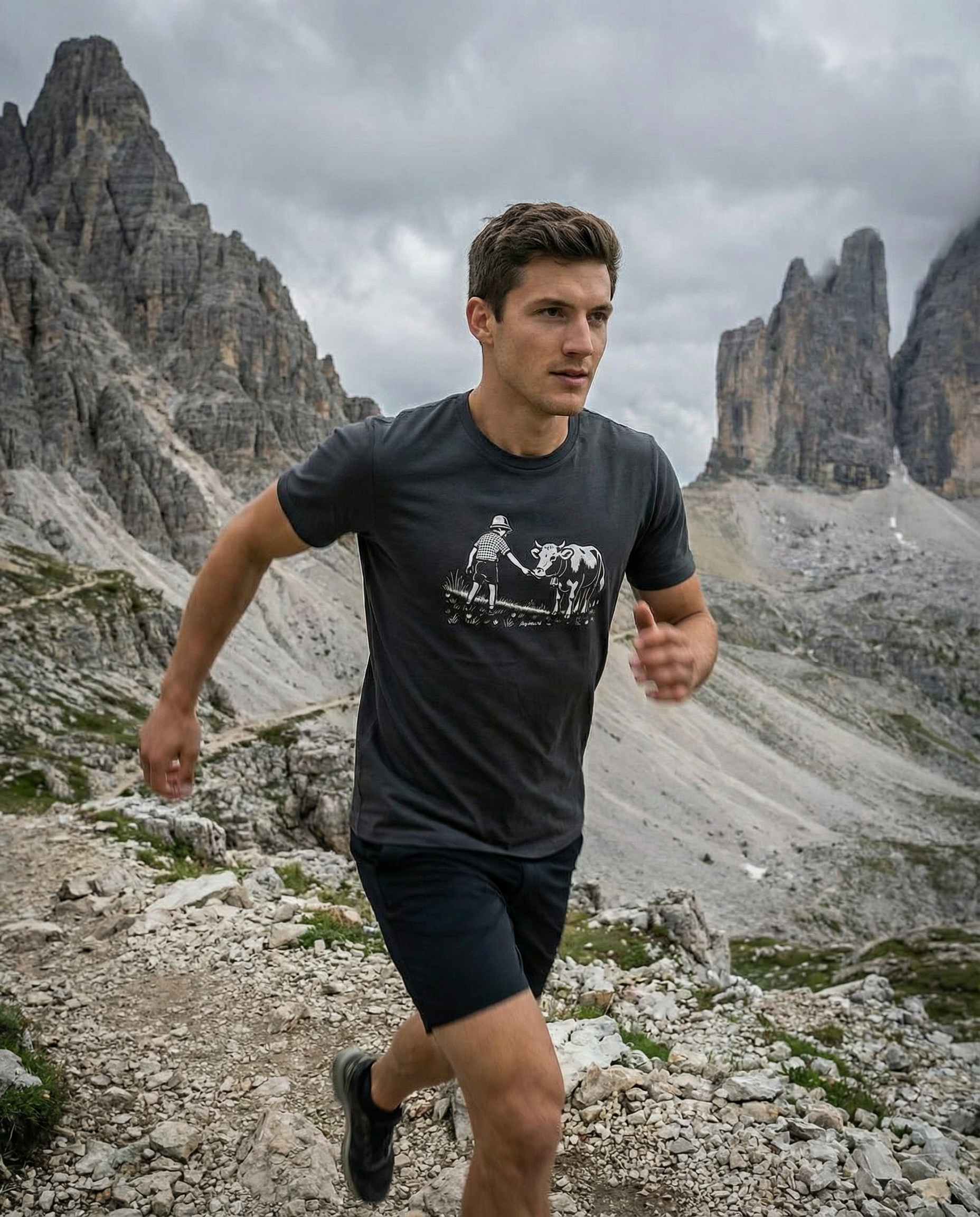 Freundschaft mit Kuh – Herren Premium Organic Shirt