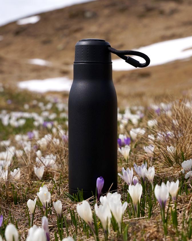 Thermosflasche aus Edelstahl