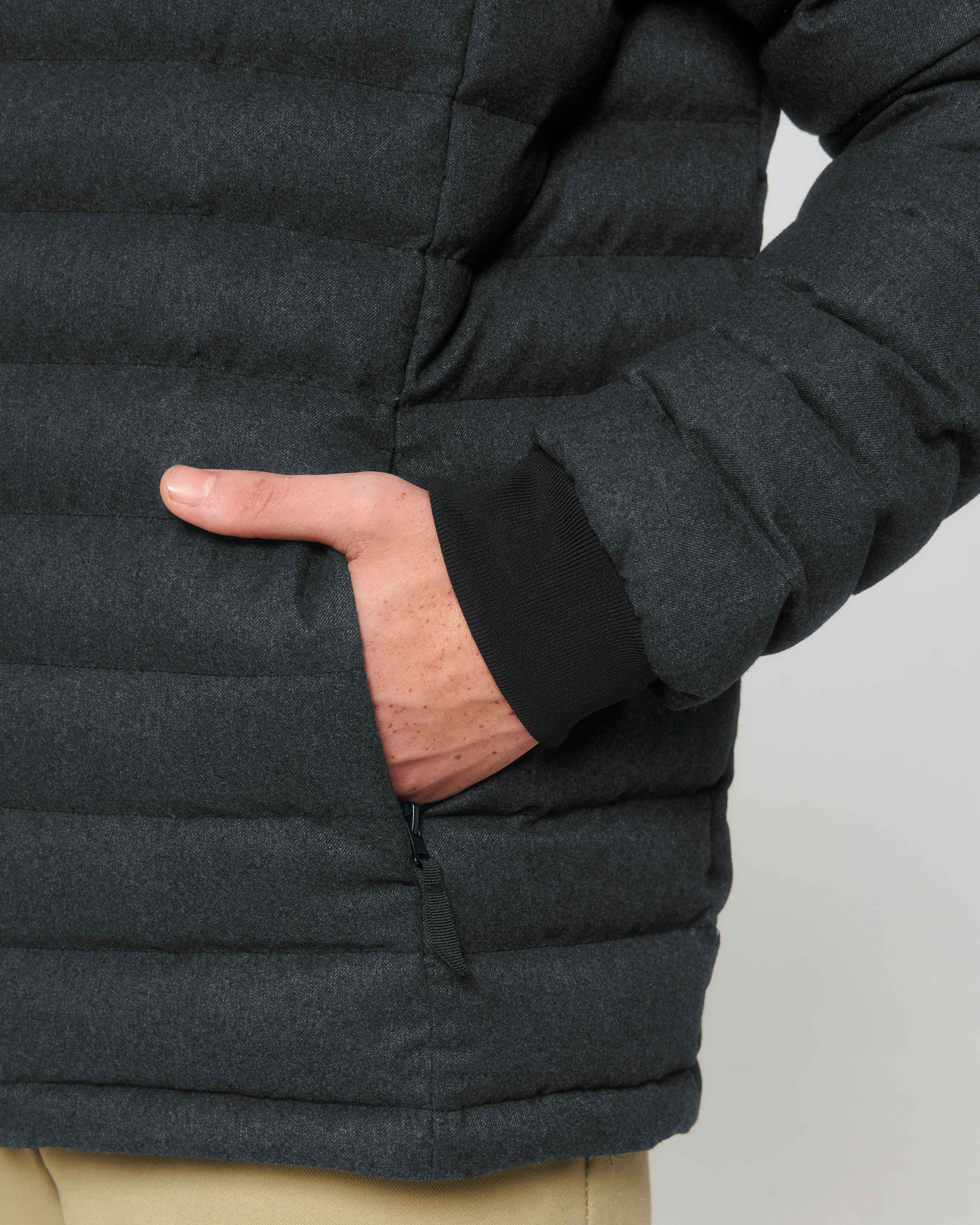 Herrenjacke aus 100% recyceltem Polyester