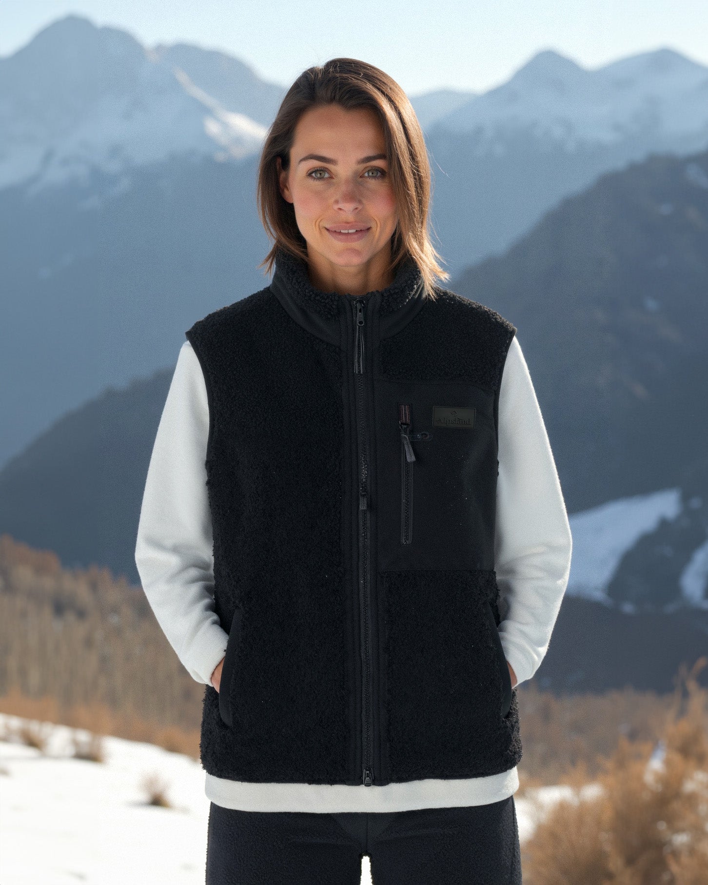 Unisex Sherpa-Weste