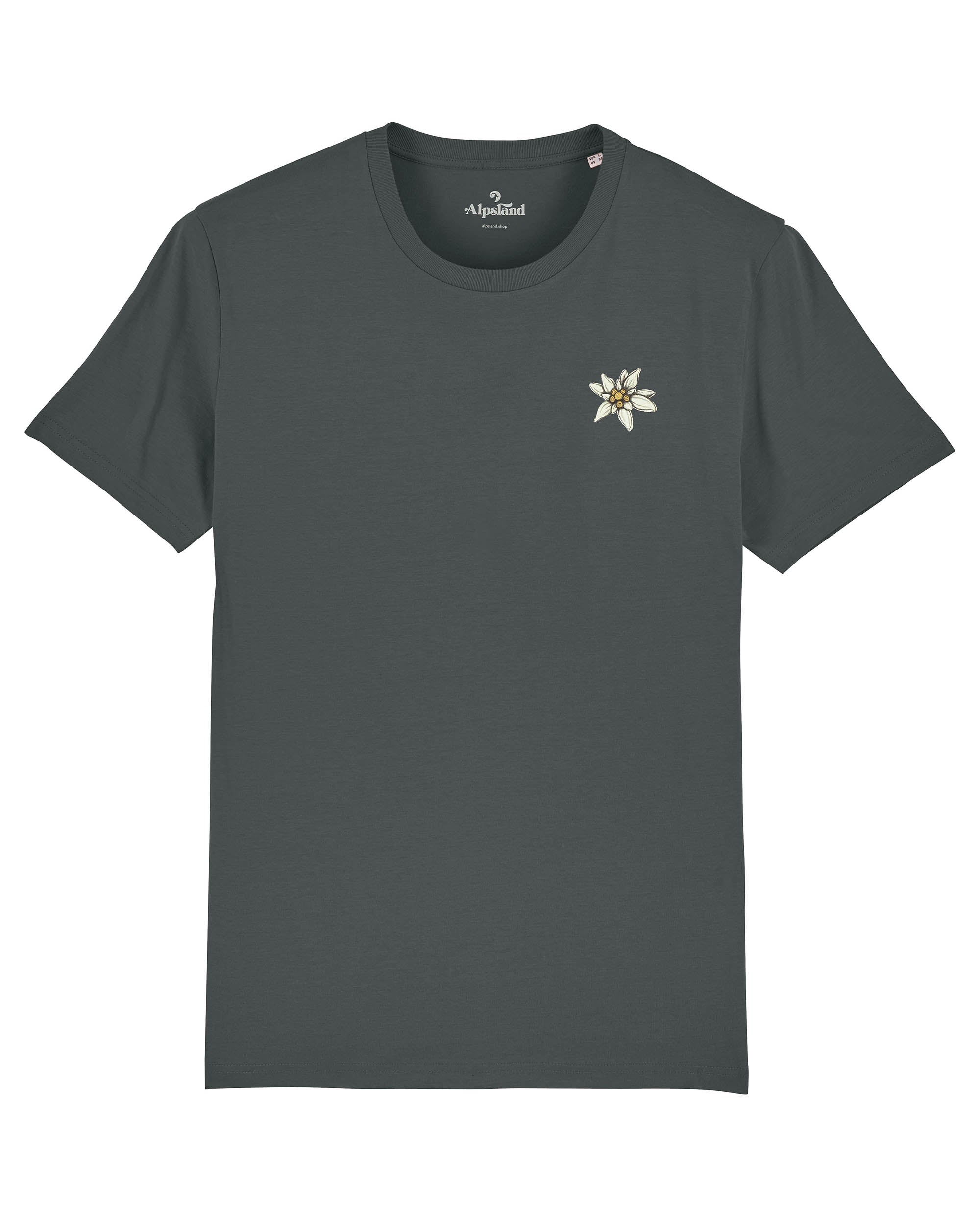 Edelweiss - Herren Premium Organic Shirt,wandern,bergsteigen,berge,t-shirt,wandershirt,alpsland
