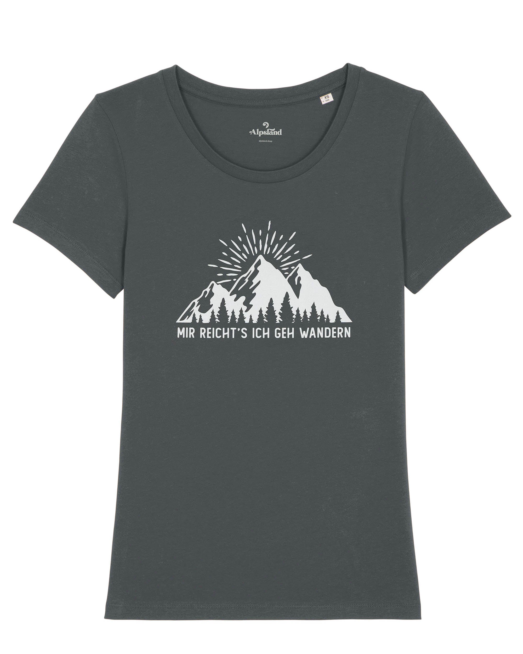 Mir reicht's ich geh wandern - Damen Premium Organic Shirt,wandern,bergsteigen,berge,t-shirt,wandershirt,alpsland