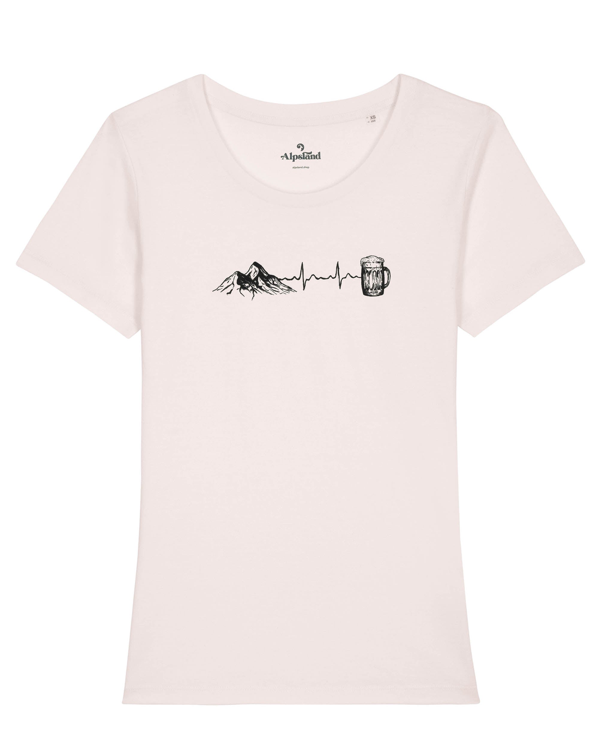 Berg-Leben-Bier - Damen Premium Organic Shirt,wandern,bergsteigen,berge,t-shirt,wandershirt,alpsland