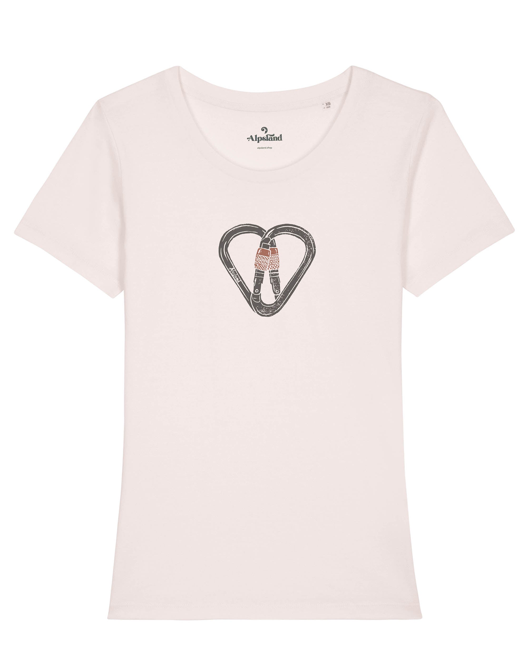 Karabiner - Damen Premium Organic Shirt,wandern,bergsteigen,berge,t-shirt,wandershirt,alpsland