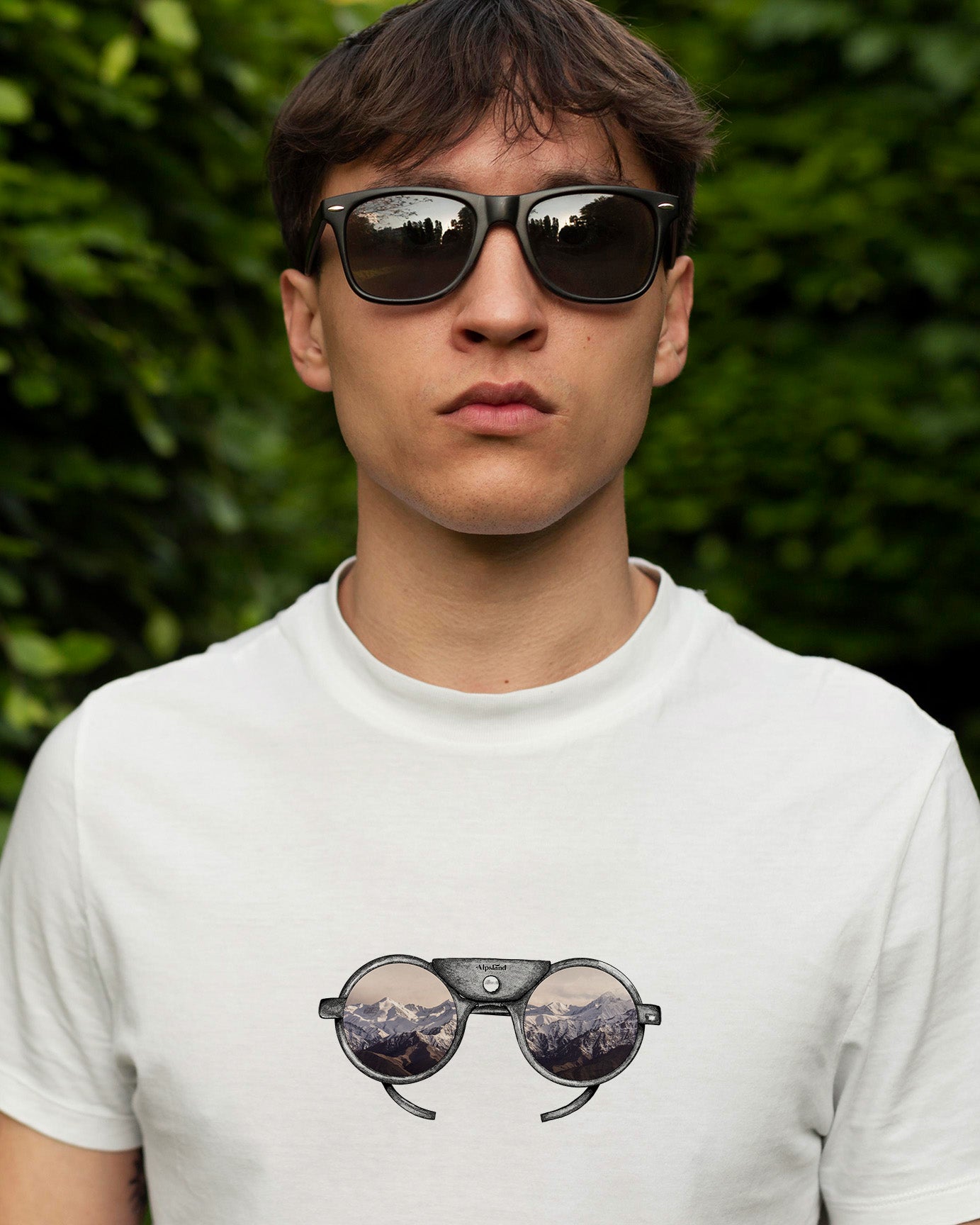 Gletscherbrille - Herren Premium Organic Shirt,wandern,bergsteigen,berge,t-shirt,wandershirt,alpsland