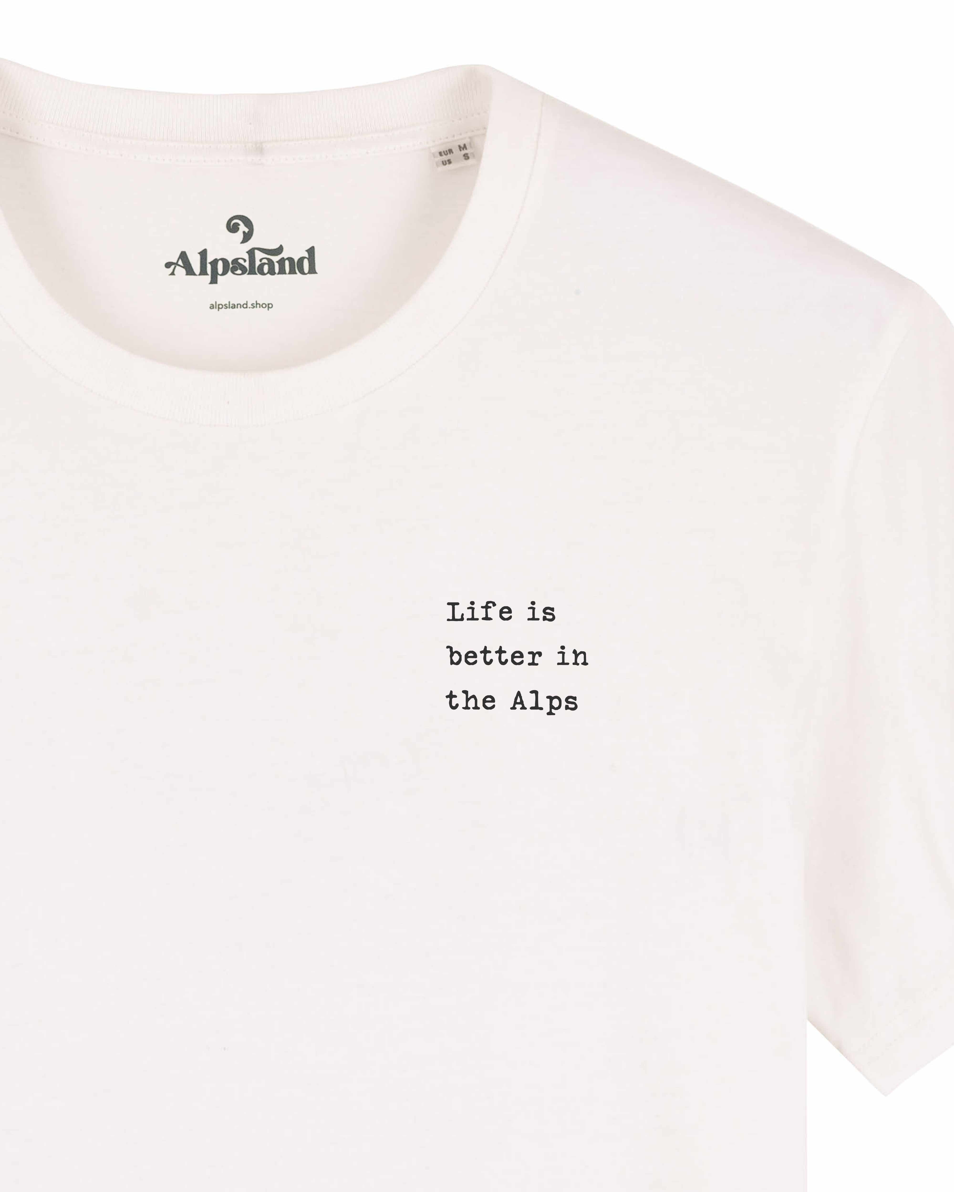 Mountainbike - Life is better in the Alps - Herren Premium Organic Shirt
