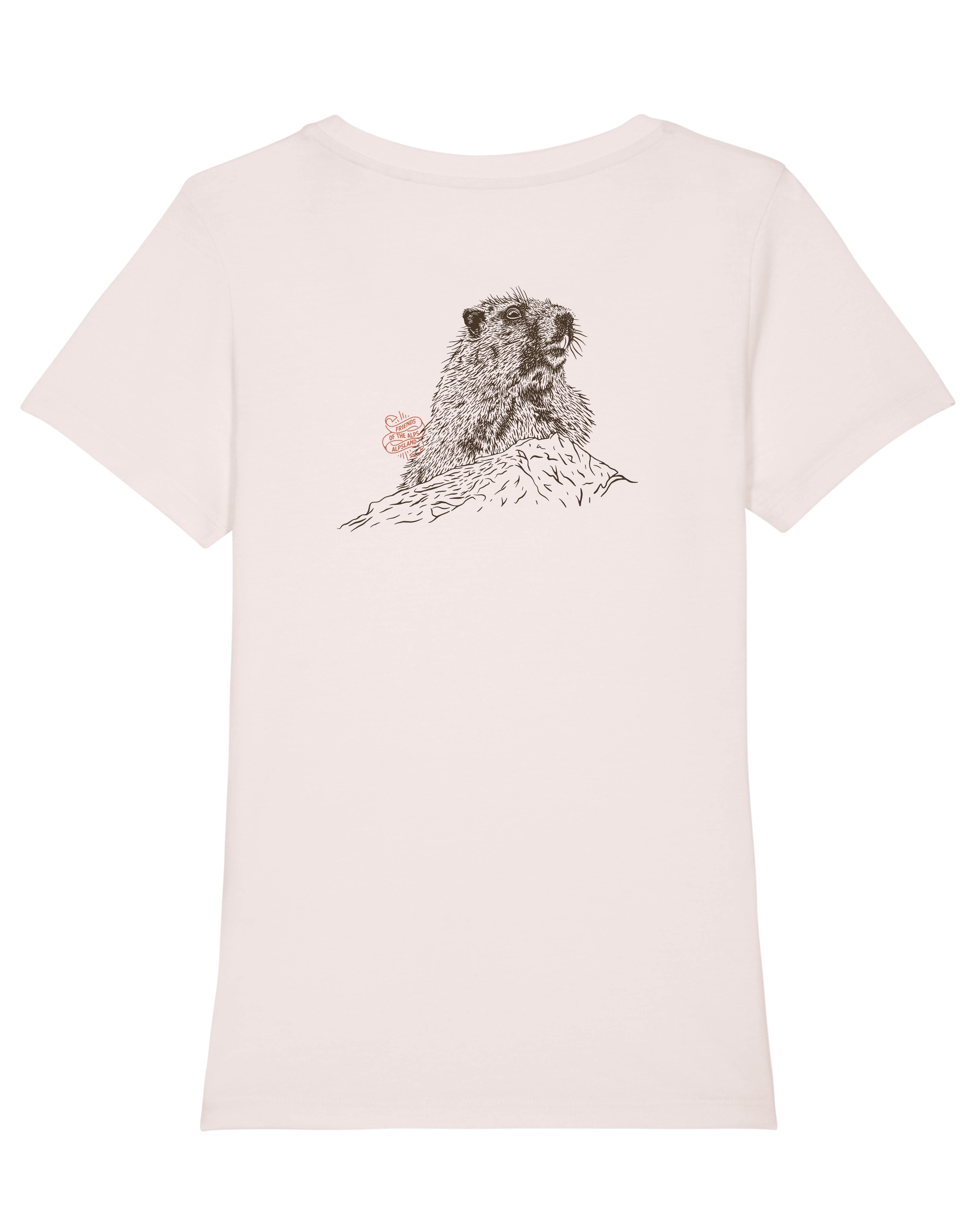 Murmeltier - Friend of the Alps - Damen Premium Organic Shirt