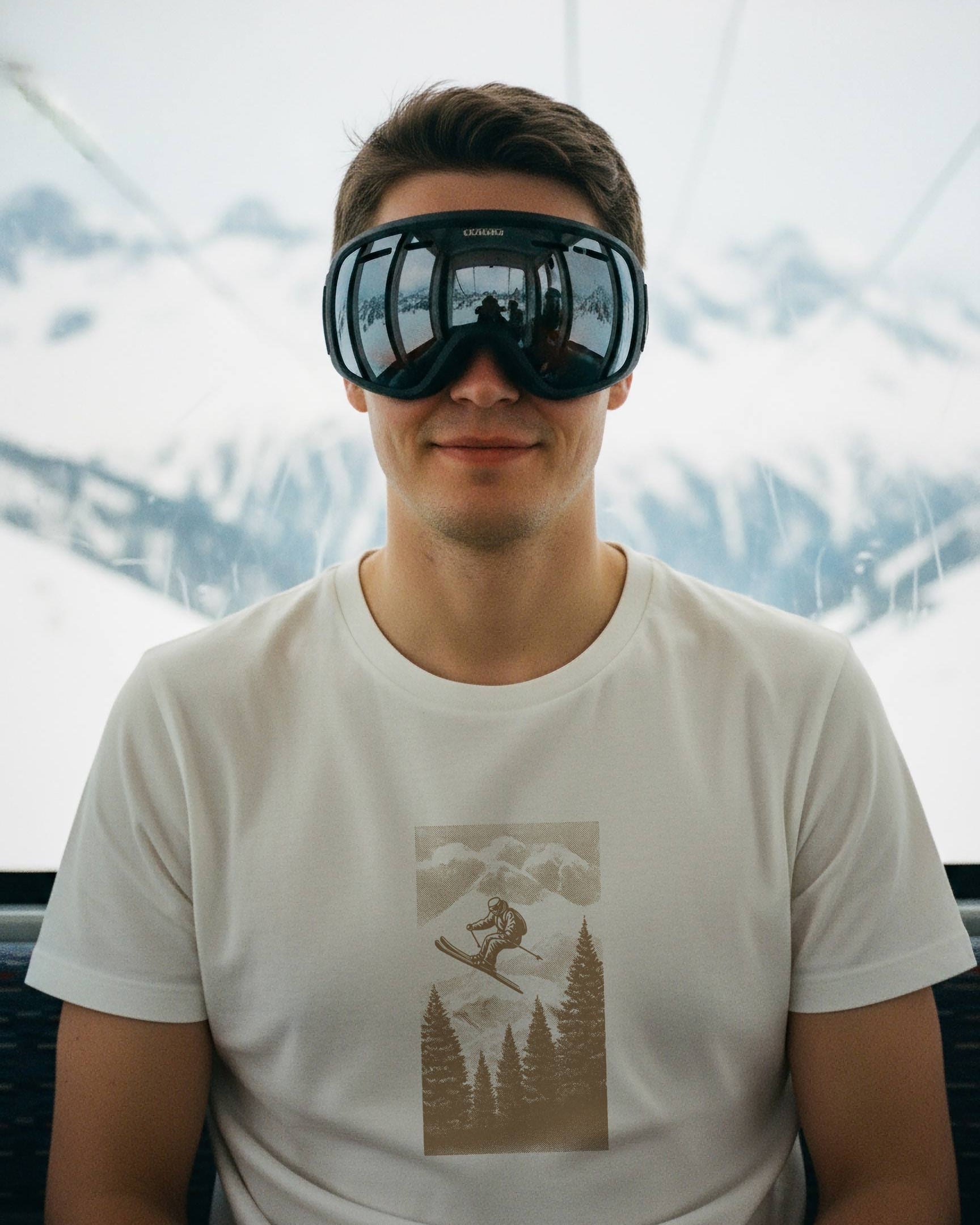 Skispringer Alpen – Herren Premium Organic Shirt