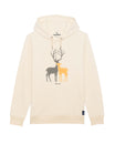 Alpsland - legno - Felpa con cappuccio organica unisex 