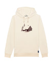 Cabina sulla neve - Felpa con cappuccio organica unisex 