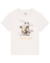 Kuh in Gondelbahn - Damen Premium Organic Shirt
