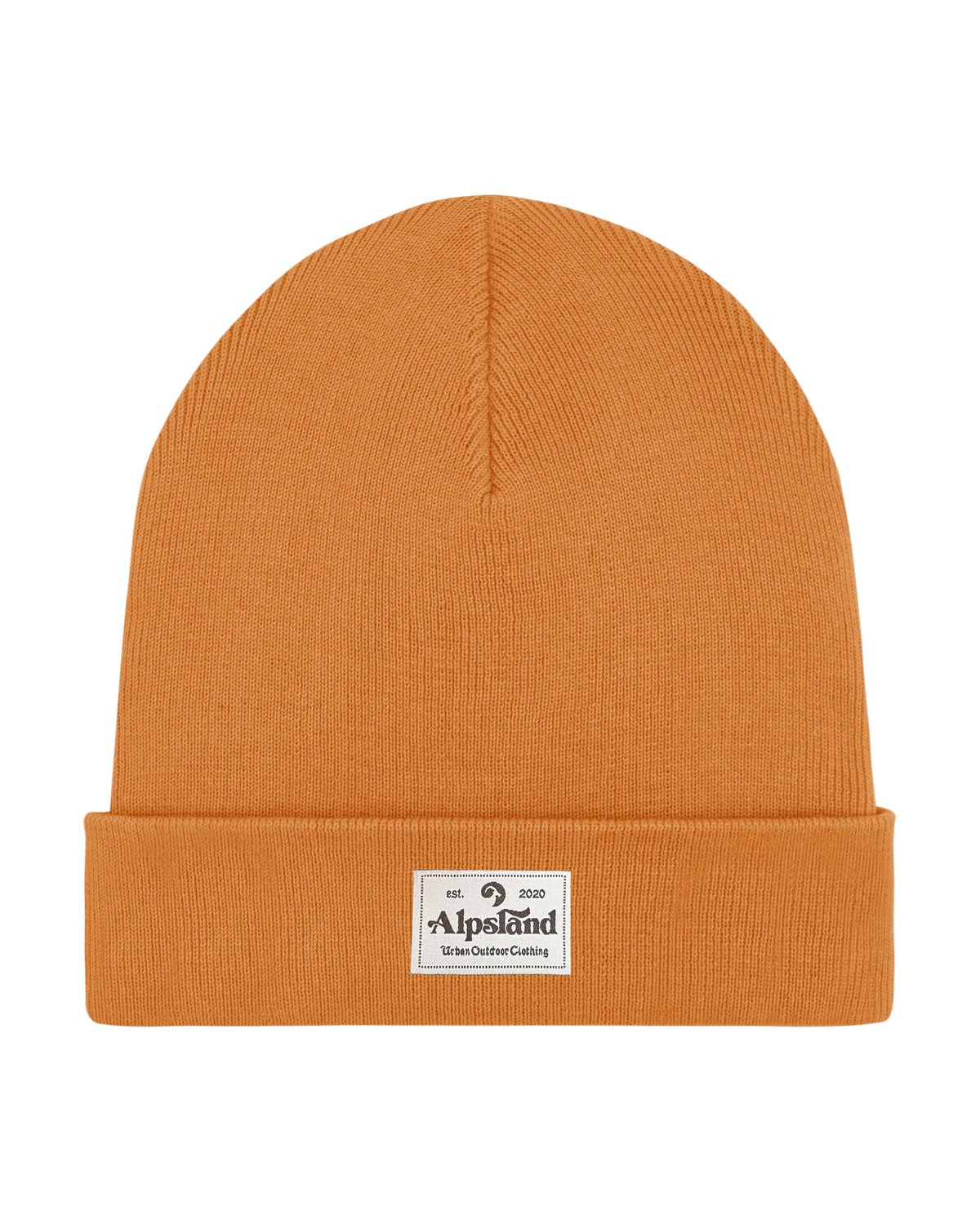 Strickmütze Organic Rib Beanie – Alpsland – Winter, Outdoor, Berge, Mütze
