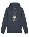 Bicchiere da vino - Après Ski - Felpa con cappuccio biologica unisex 
