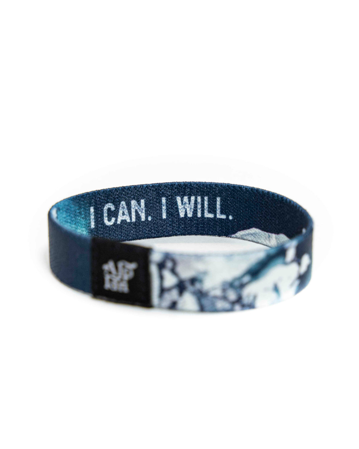 I can I will Elastisches Armband – Alpsland – Motivation, Sport, Outdoor, Wandern
