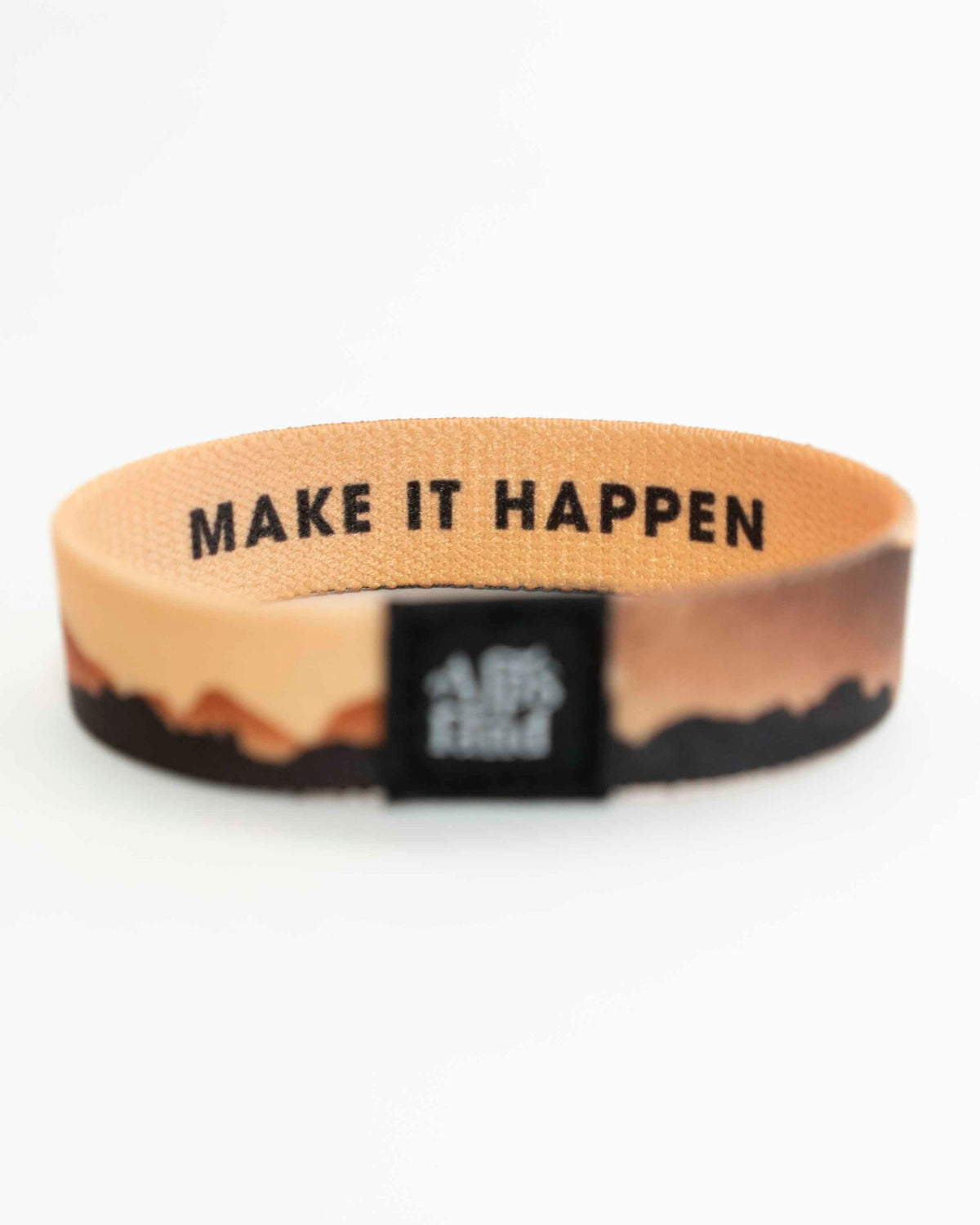 Make It Happen Elastisches Armband – Alpsland – Motivation, Sport, Outdoor, Wandern