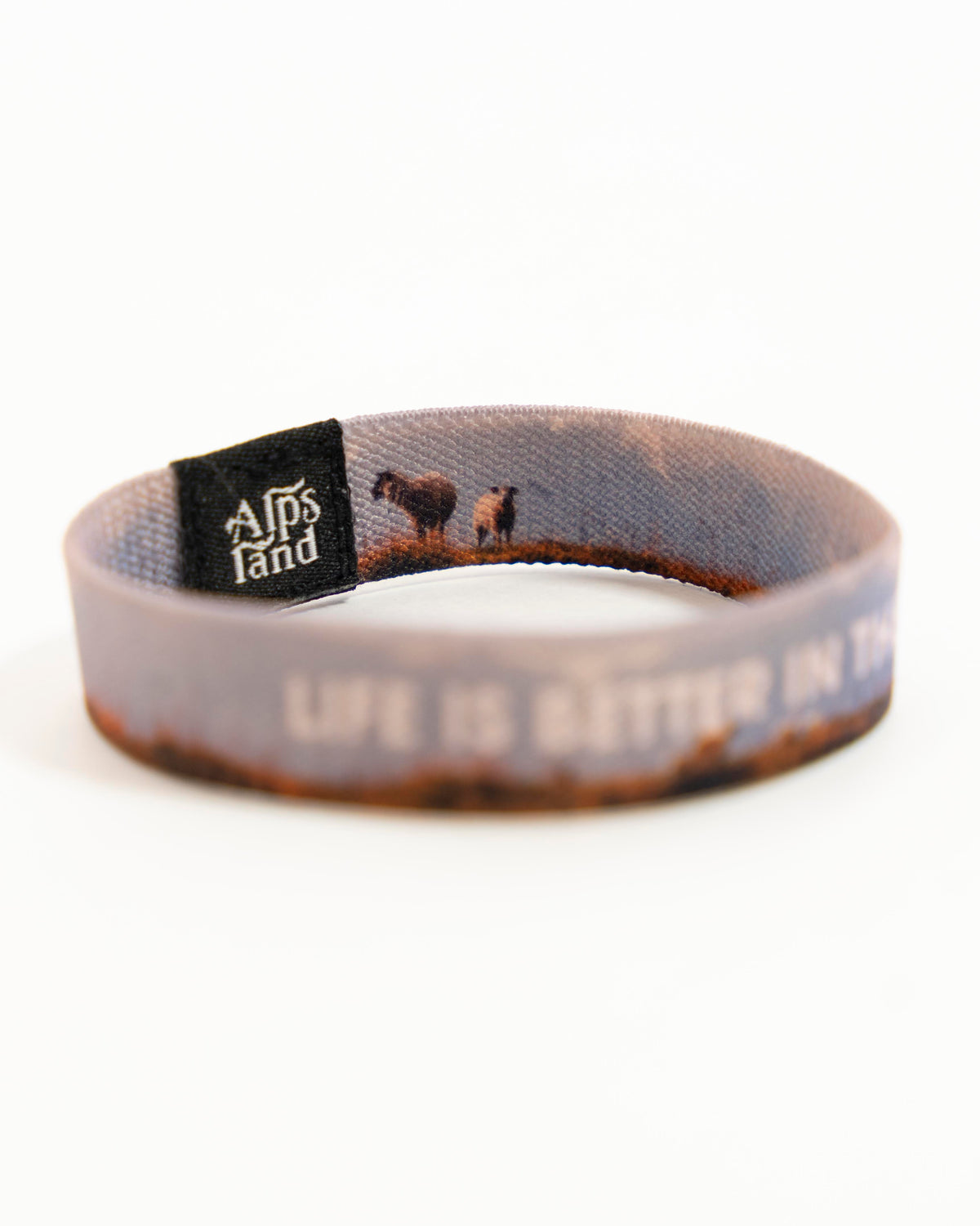 Life Is Better In The Alps Schafe Elastisches Armband – Alpsland – Wandern, Schaf, Alpen