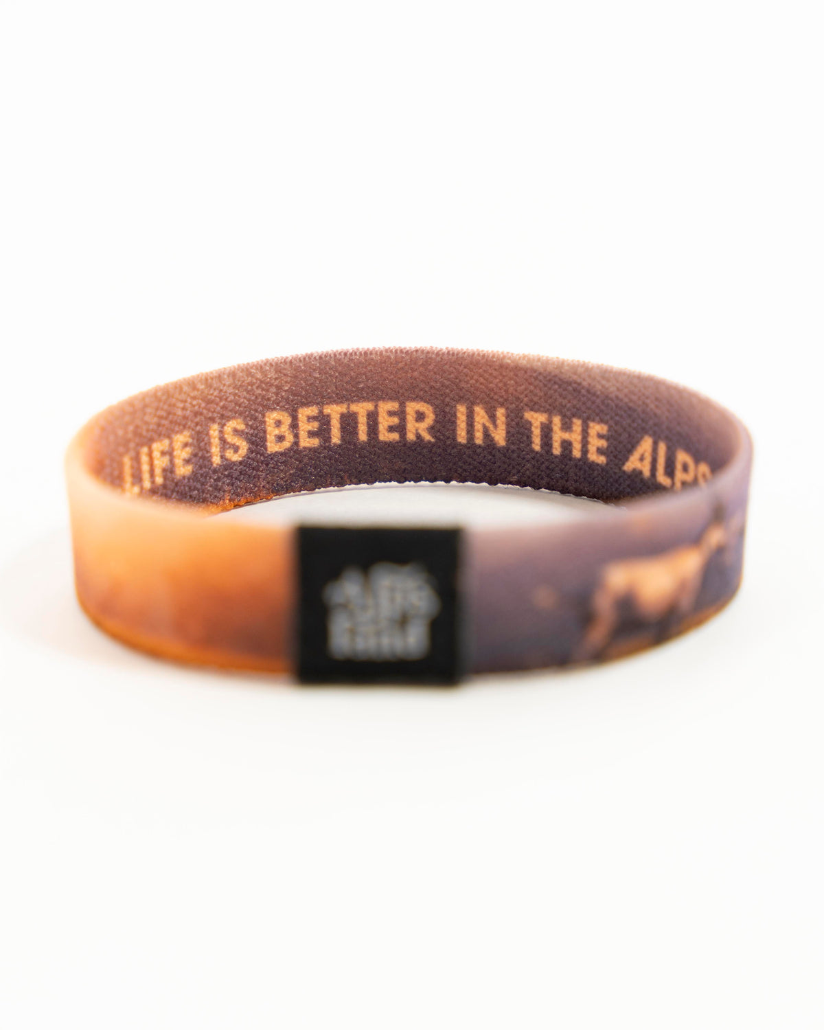 Life Is Better In The Alps Ziegen Elastisches Armband – Alpsland – Wandern, Ziegen, Alpen