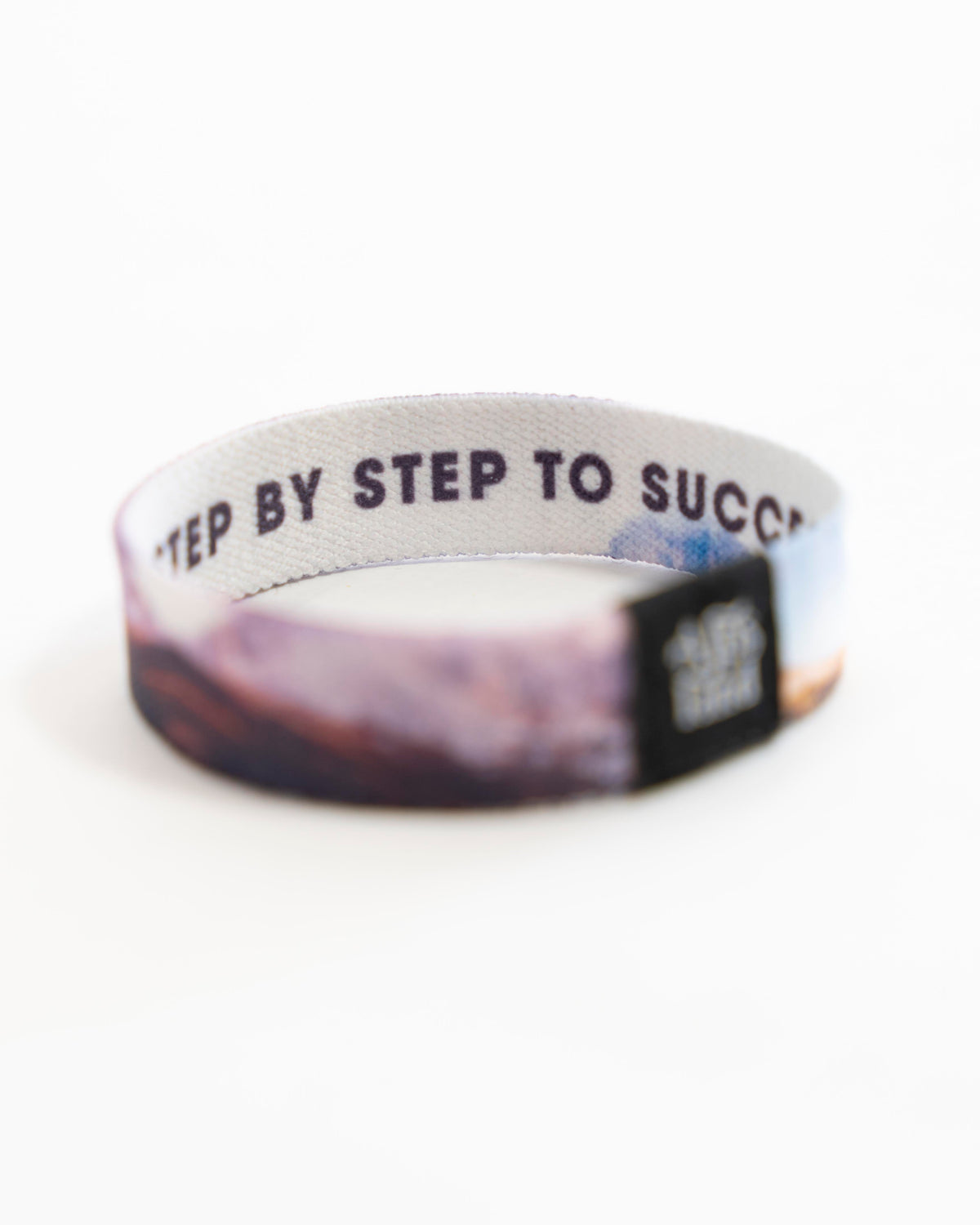 Step By Step To Success Elastisches Armband – Alpsland – Motivation, Sport, Outdoor
