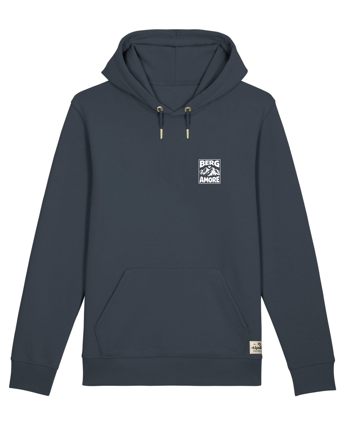 Berg Amore Unisex Organic Hoodie India Ink