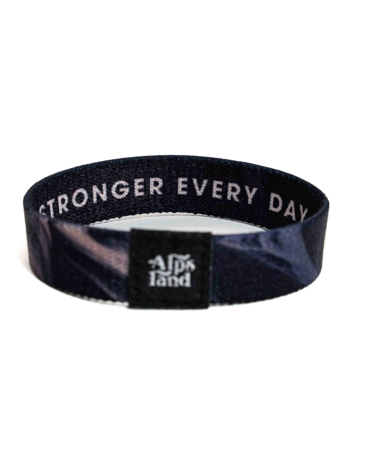 Stronger Every Day Elastisches Armband – Alpsland – Motivation, Sport, Outdoor