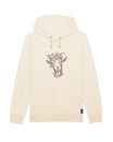 Flower Goat – Unisex Organic Hoodie