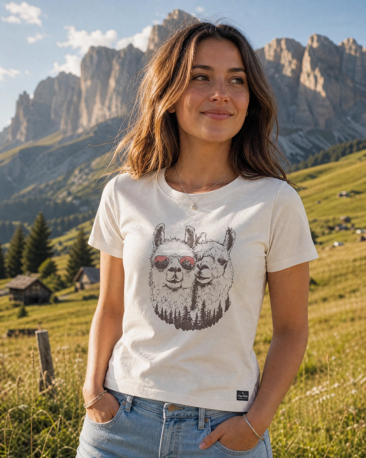 No Drama Lama – Damen Premium Organic Shirt
