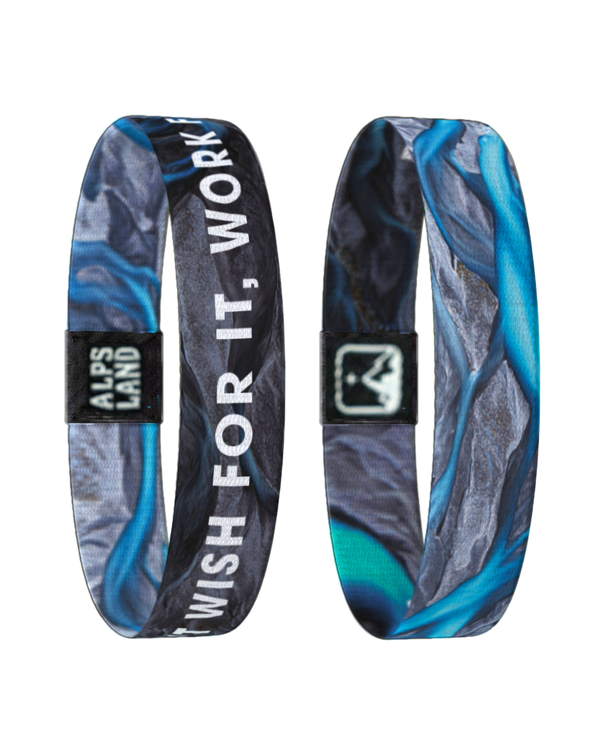 Don't Wish For It, Work For It - Elastisches Armband