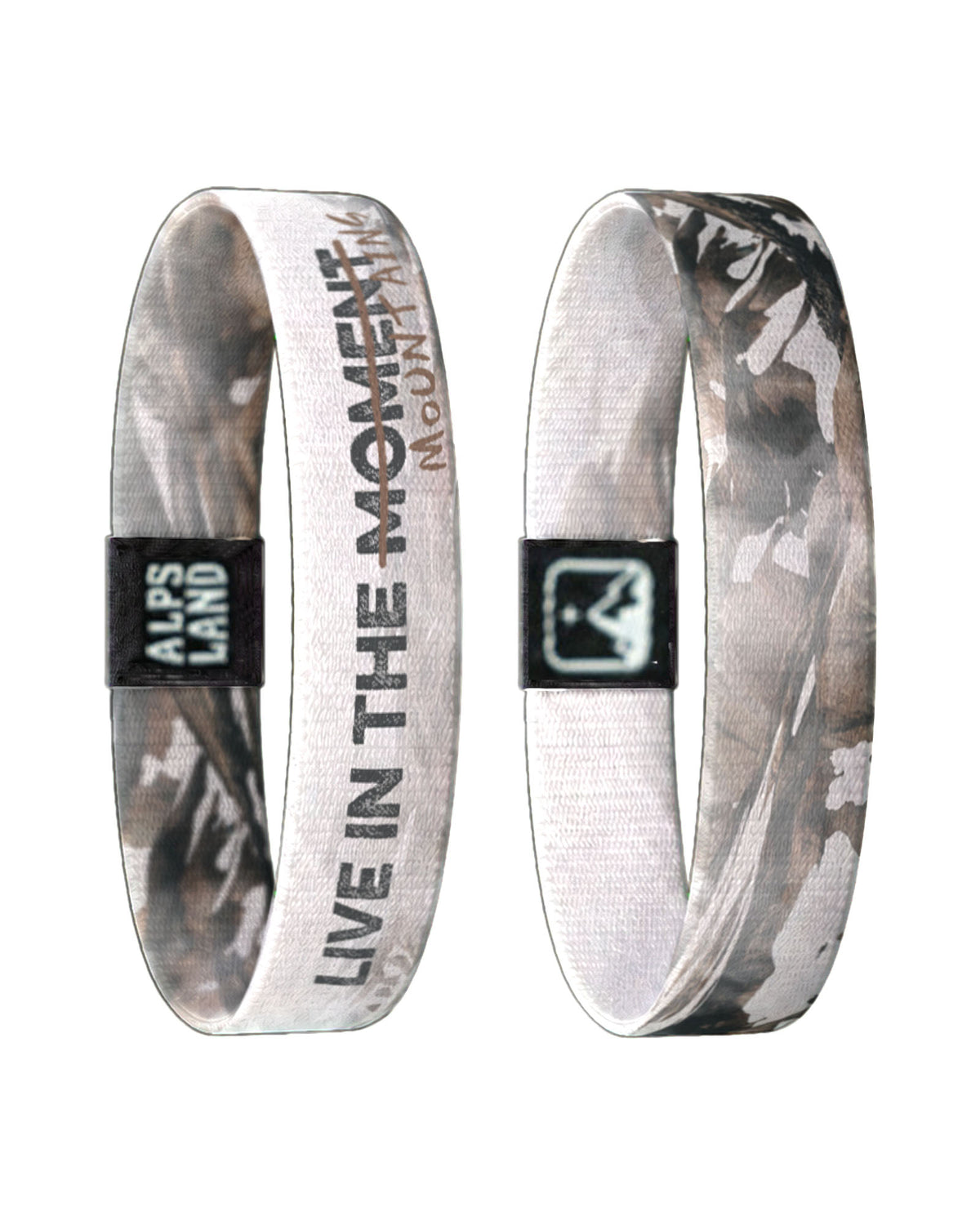 Live in the Mountains - Elastisches Armband