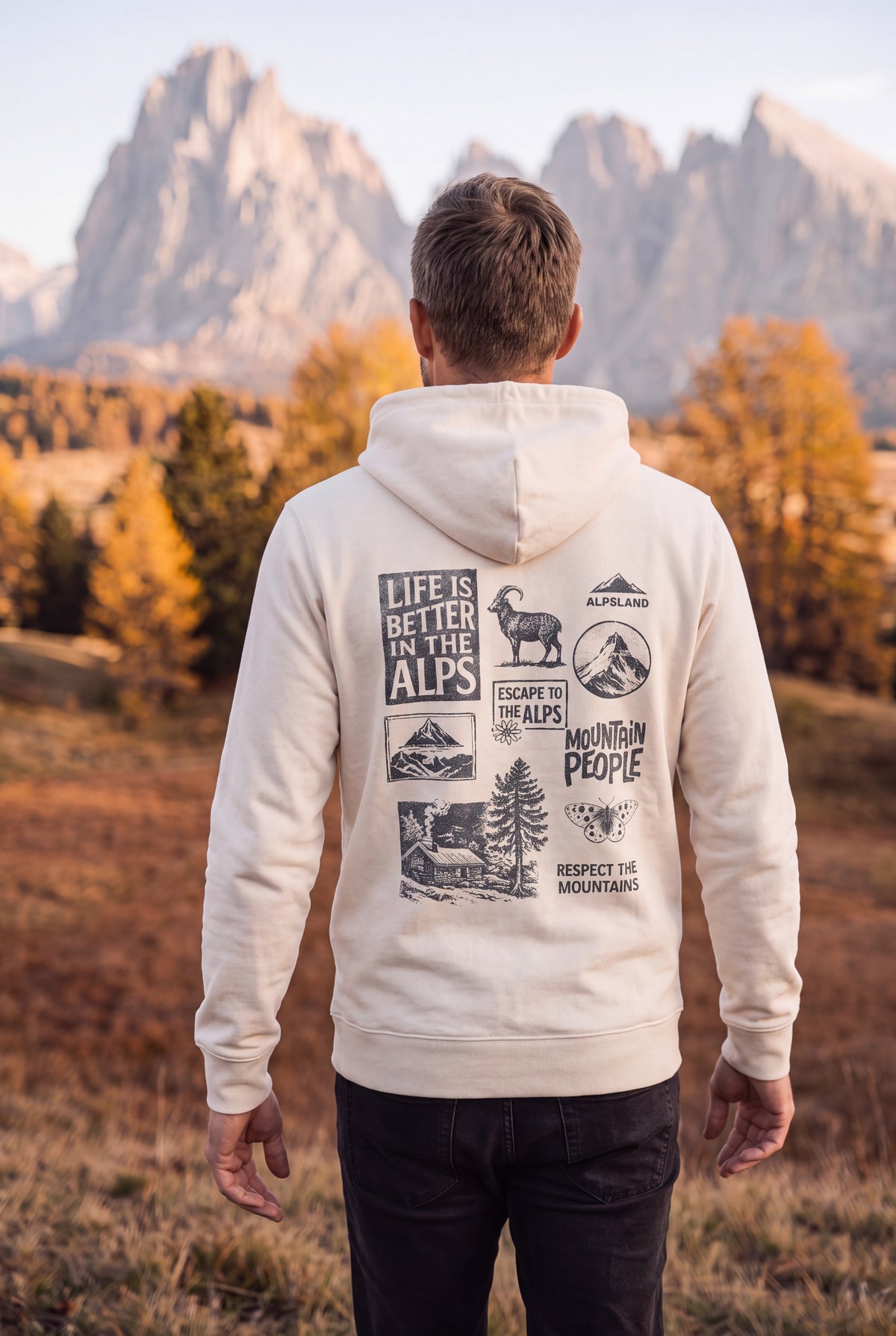 Mountain People – Unisex Organic Hoodie