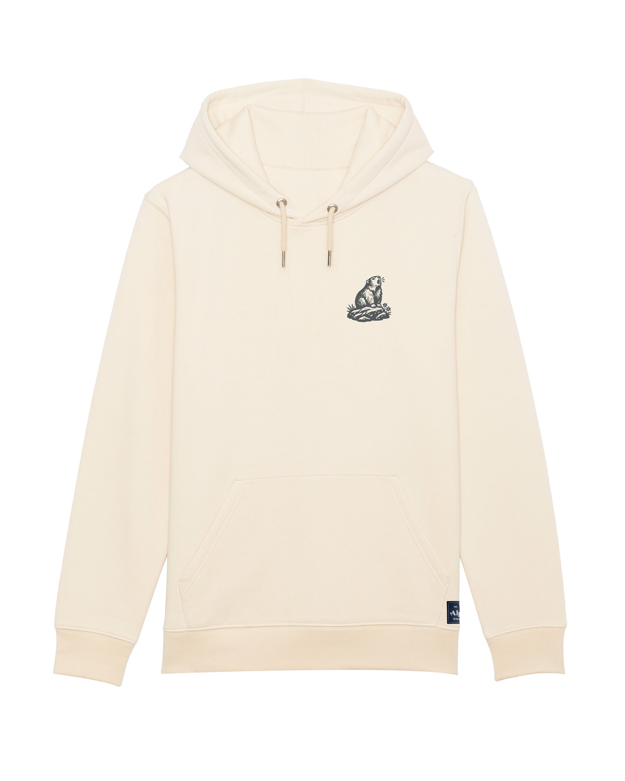 Murmeltier - Pfeif Drauf Unisex Organic Hoodie Natural Raw