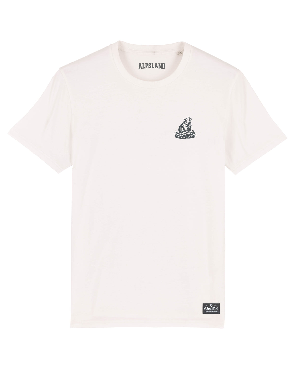 Murmeltier Pfeif Drauf Herren Bio T-Shirt – Alpsland – Wandern, Murmeltier, Humor, Alpen