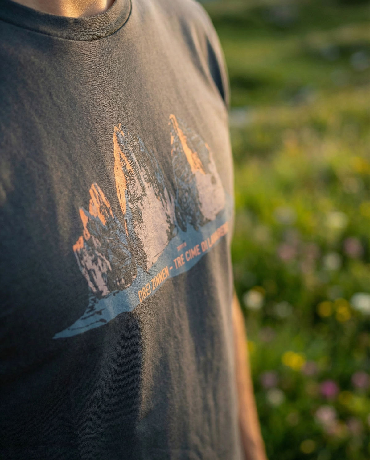 Drei Zinnen Herren Bio T-Shirt – Alpsland – Wandern, Dolomiten, Südtirol, Alpen