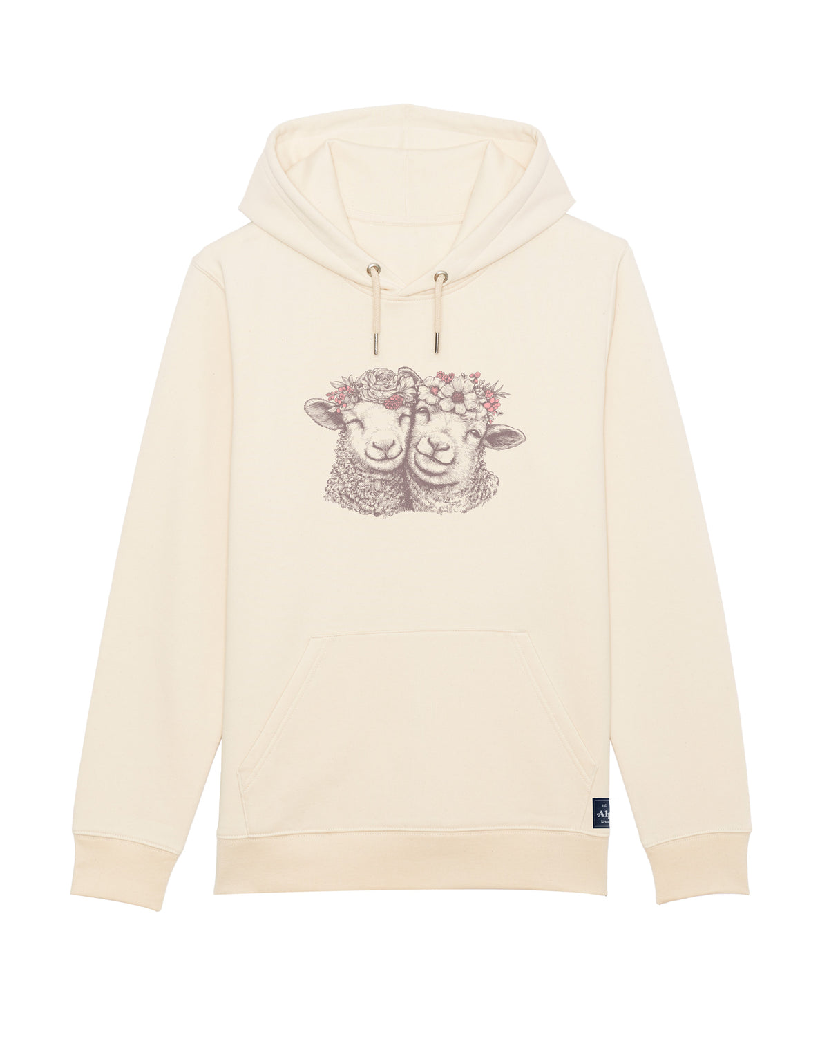 Soul Sisters Unisex Organic Hoodie Natural Raw