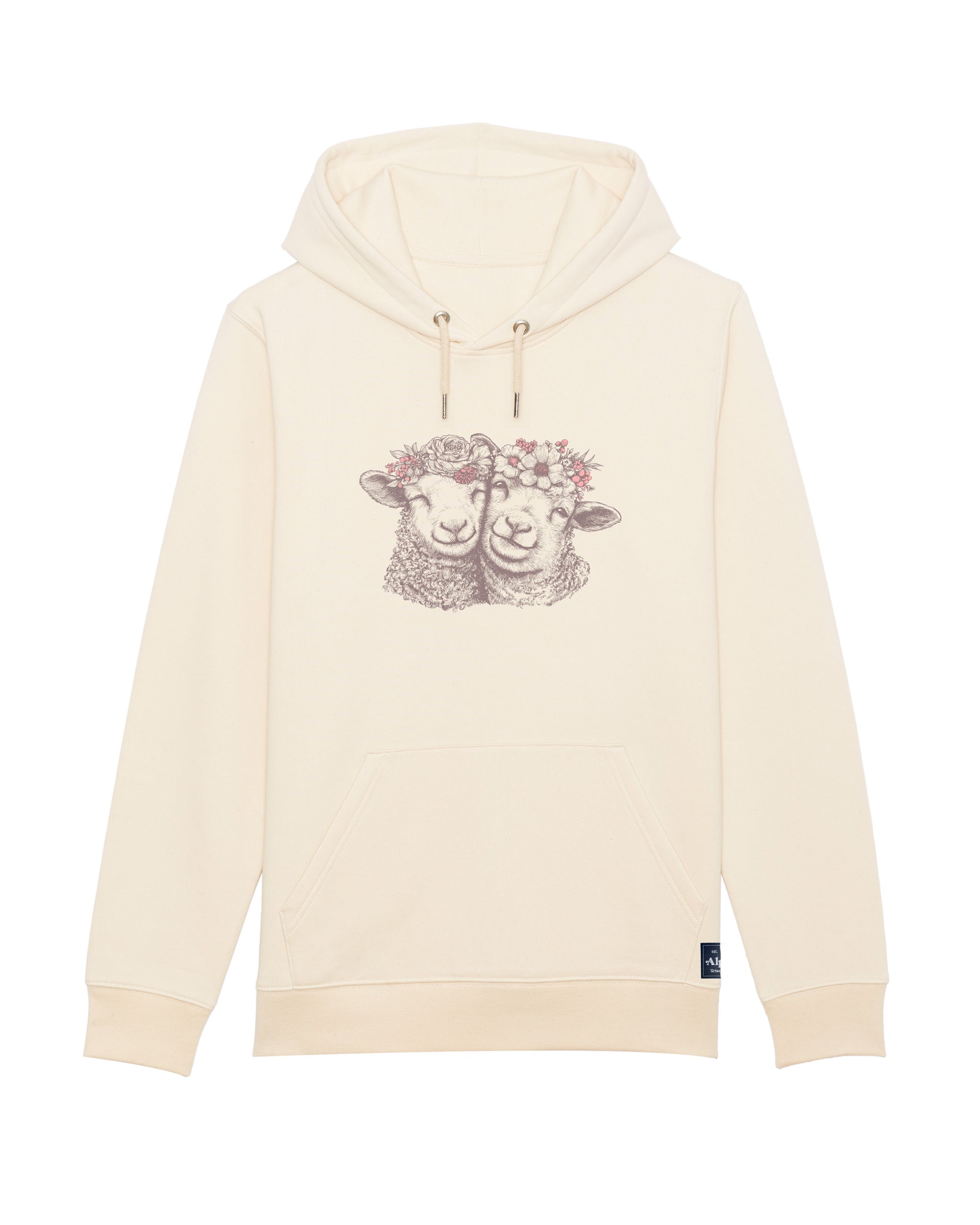 Soul Sisters Unisex Organic Hoodie Natural Raw