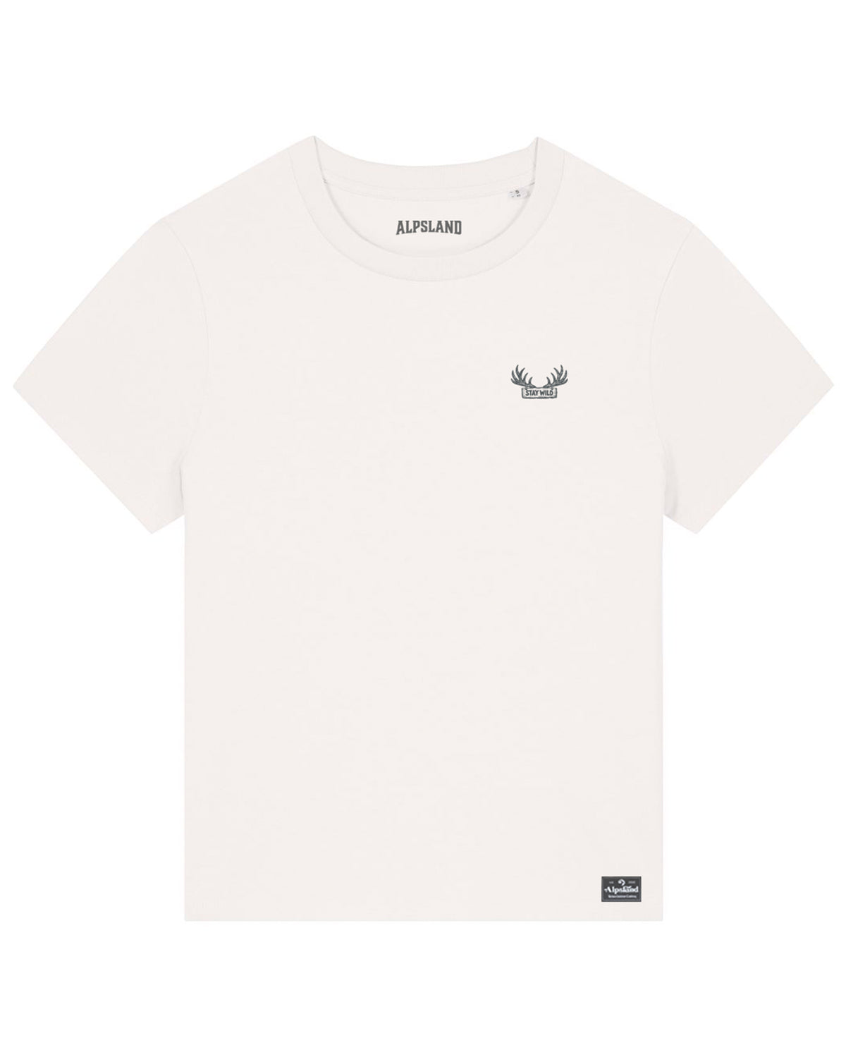 Stay Wild Damen Bio T-Shirt – Alpsland – Wandern, Natur, Alpen, Outdoor