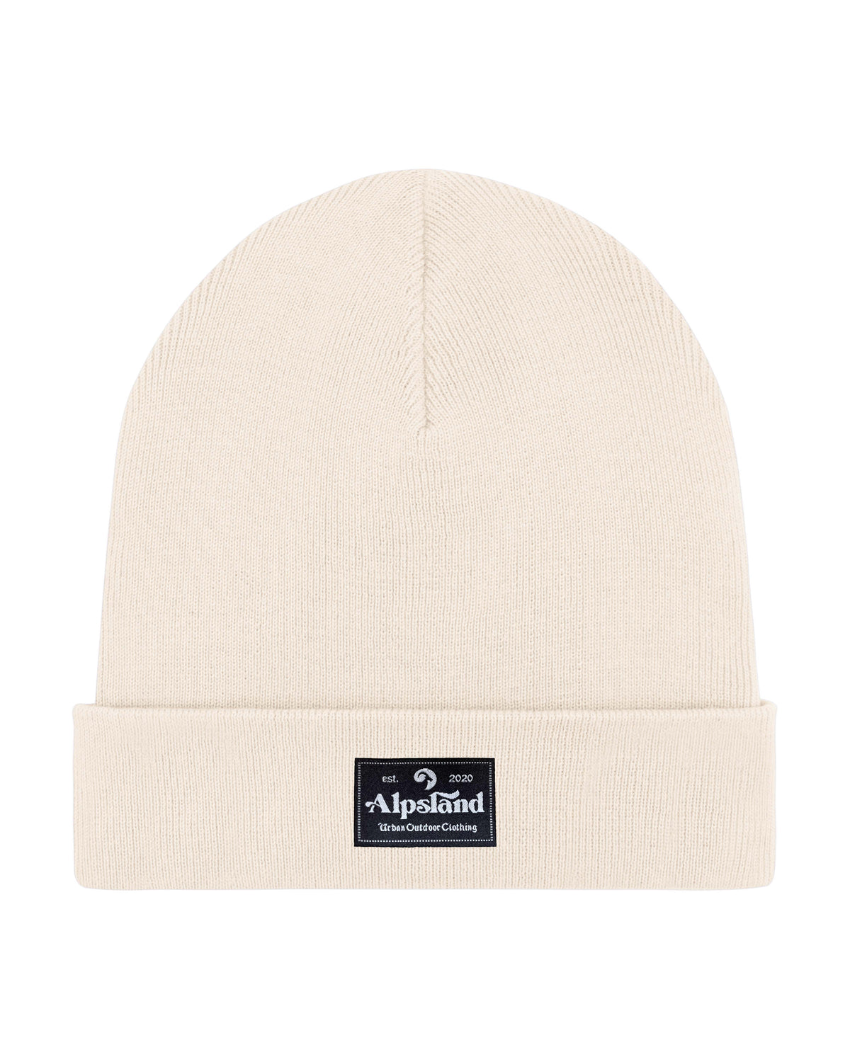 Strickmütze Organic Rib Beanie – Alpsland – Winter, Outdoor, Berge, Mütze