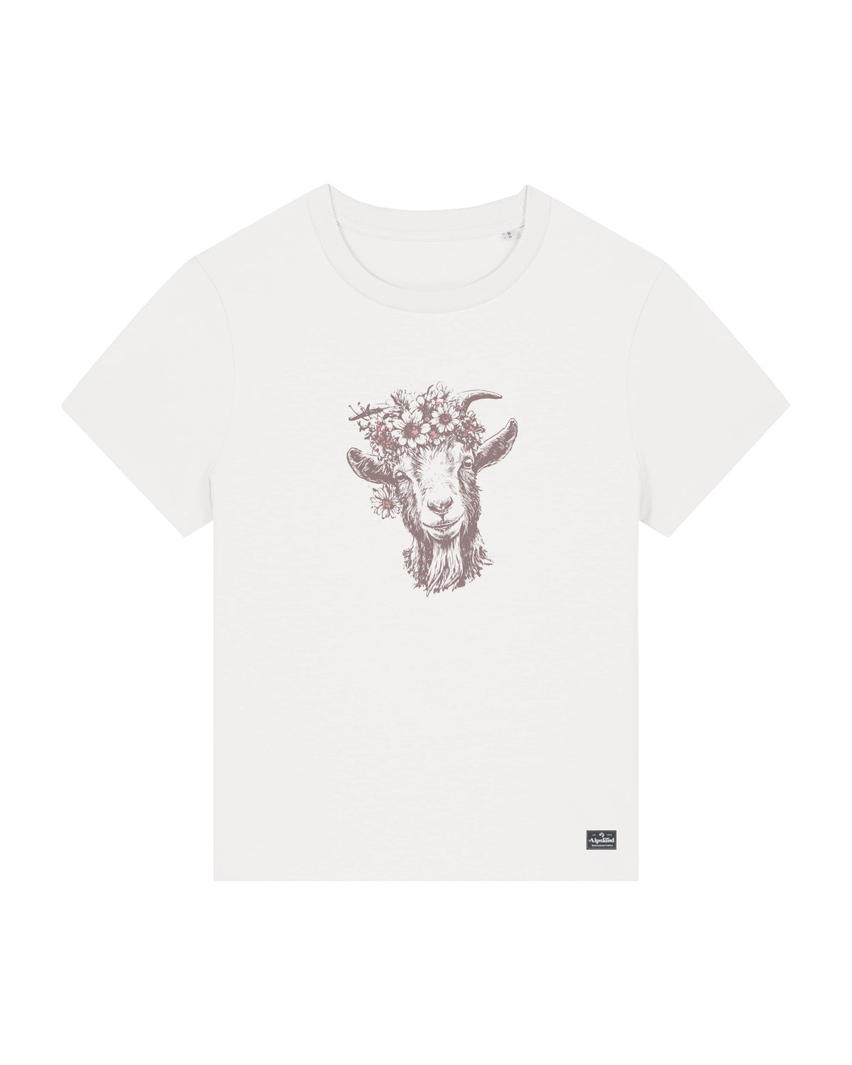 Flower Goat – Damen Premium Organic Shirt