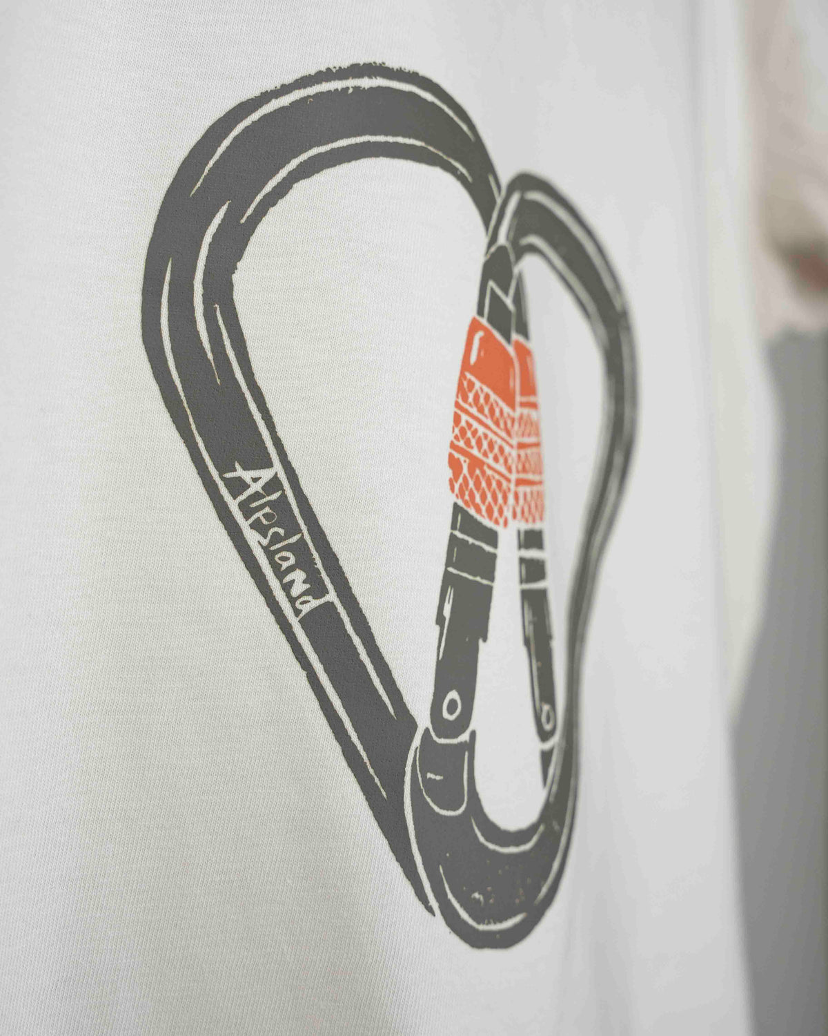 karabiner,klettern,berge,wandern,alpsland,shirt,damen