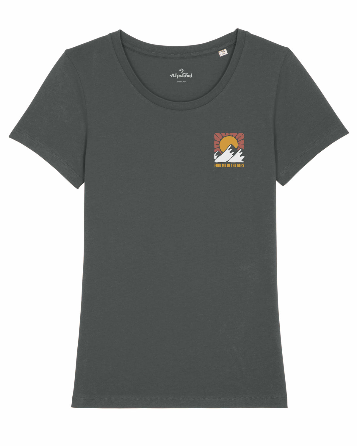 Find me in the Alps Damen Bio T-Shirt – Alpsland – Wandern, Berge, Alpen