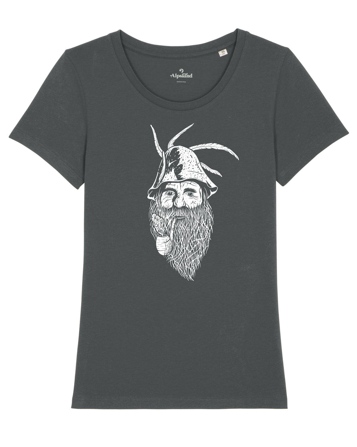 Alm Öhi Damen Bio T-Shirt – Alpsland – Wandern, Alm, Berge, Alpen