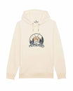 Alpsland - legno - Felpa con cappuccio organica unisex 