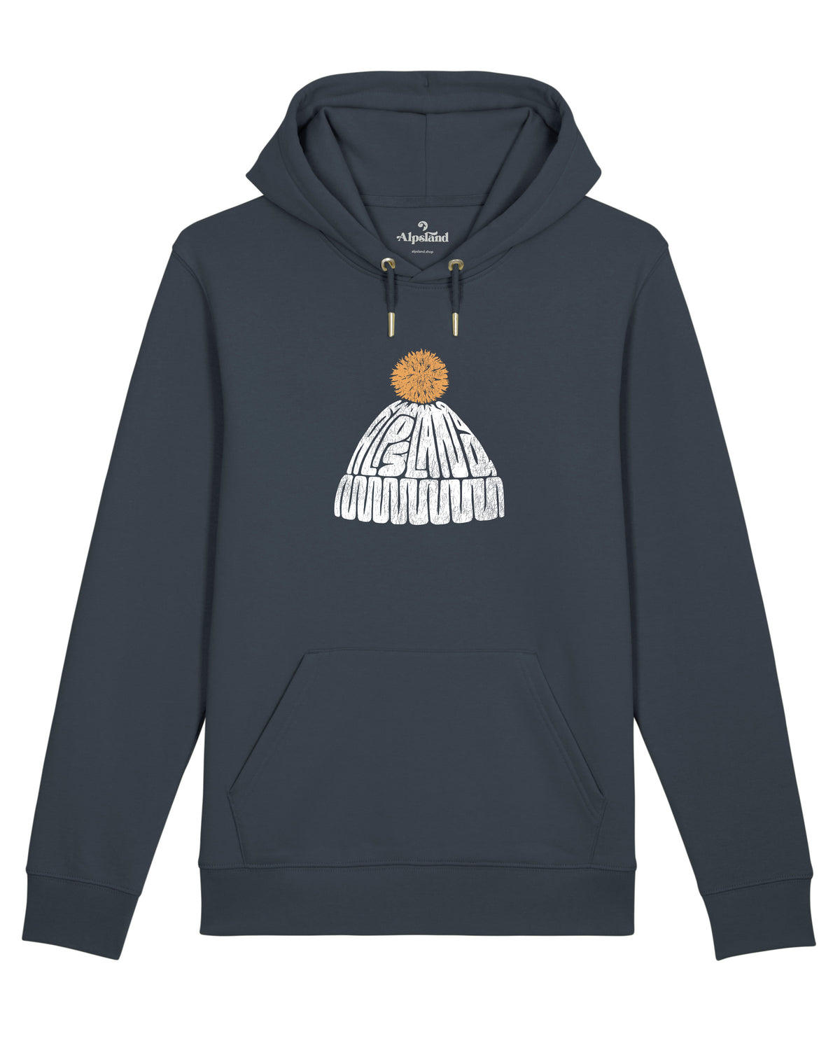Mütze Alpsland Unisex Bio Hoodie – Alpsland – Winter, Ski, Berge, Alpen