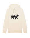 Alpsland - legno - Felpa con cappuccio organica unisex 