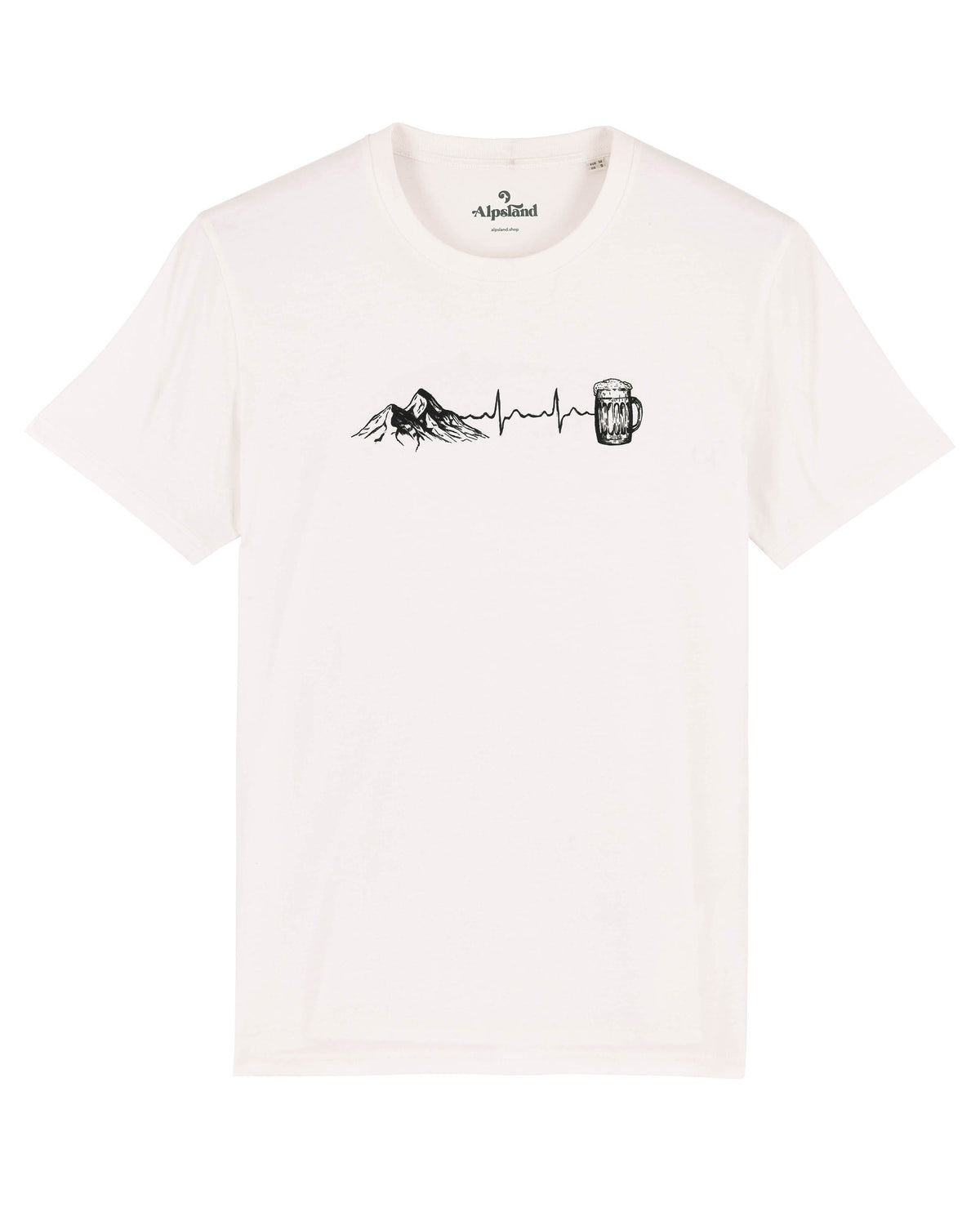 Berg-Leben-Bier  - Herren Premium Organic Shirt,wandern,bergsteigen,berge,t-shirt,wandershirt,alpsland
