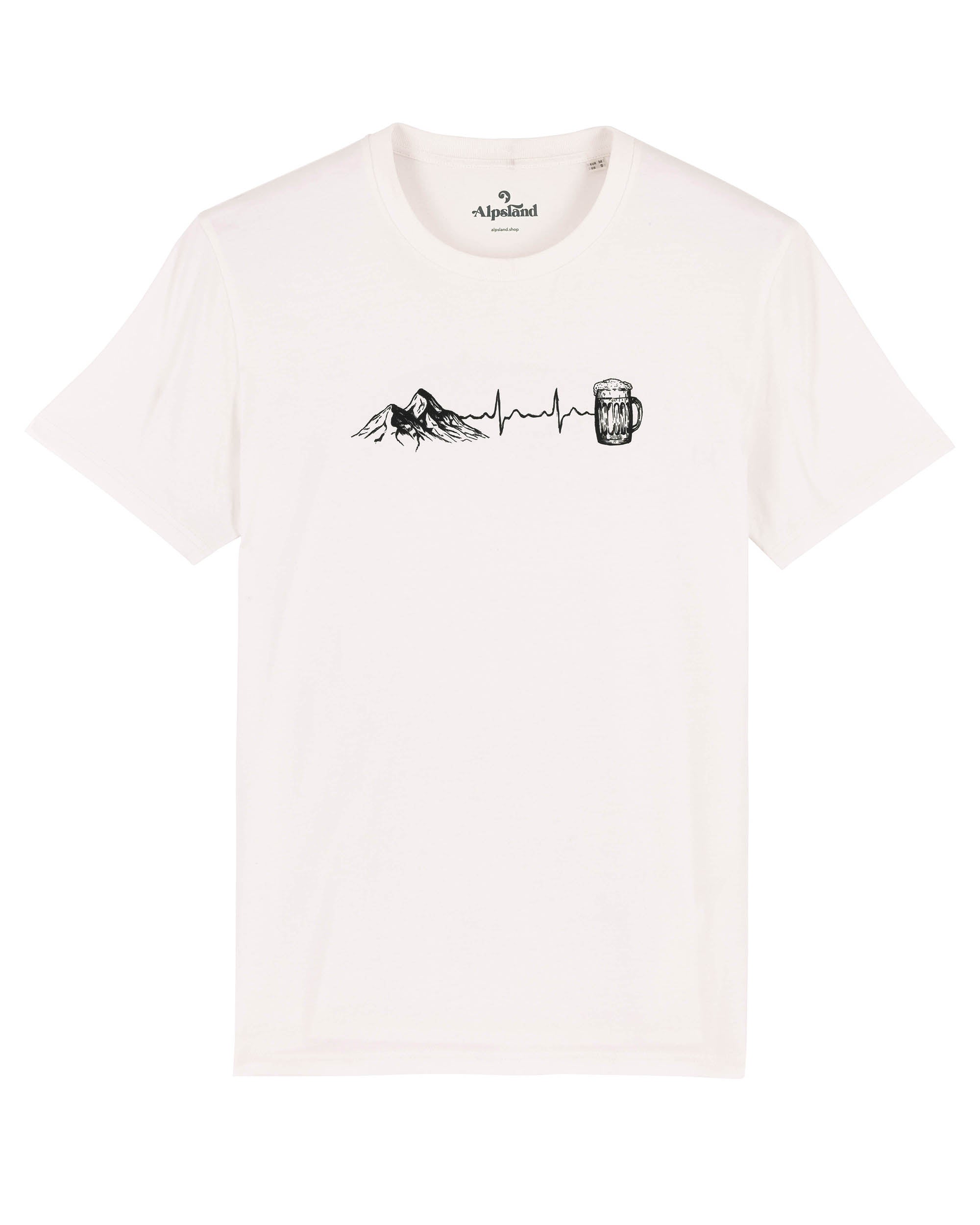 Berg-Leben-Bier  - Herren Premium Organic Shirt,wandern,bergsteigen,berge,t-shirt,wandershirt,alpsland