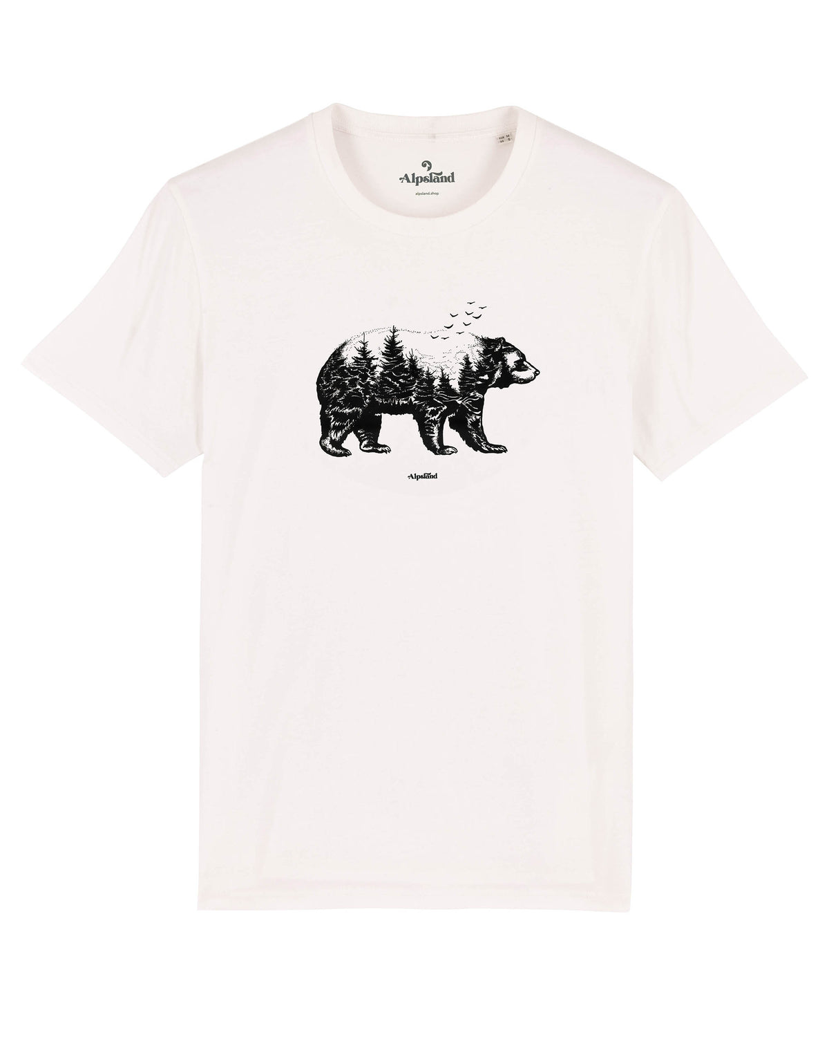 Bär im Wald  - Herren Premium Organic Shirt,wandern,bergsteigen,berge,t-shirt,wandershirt,alpsland