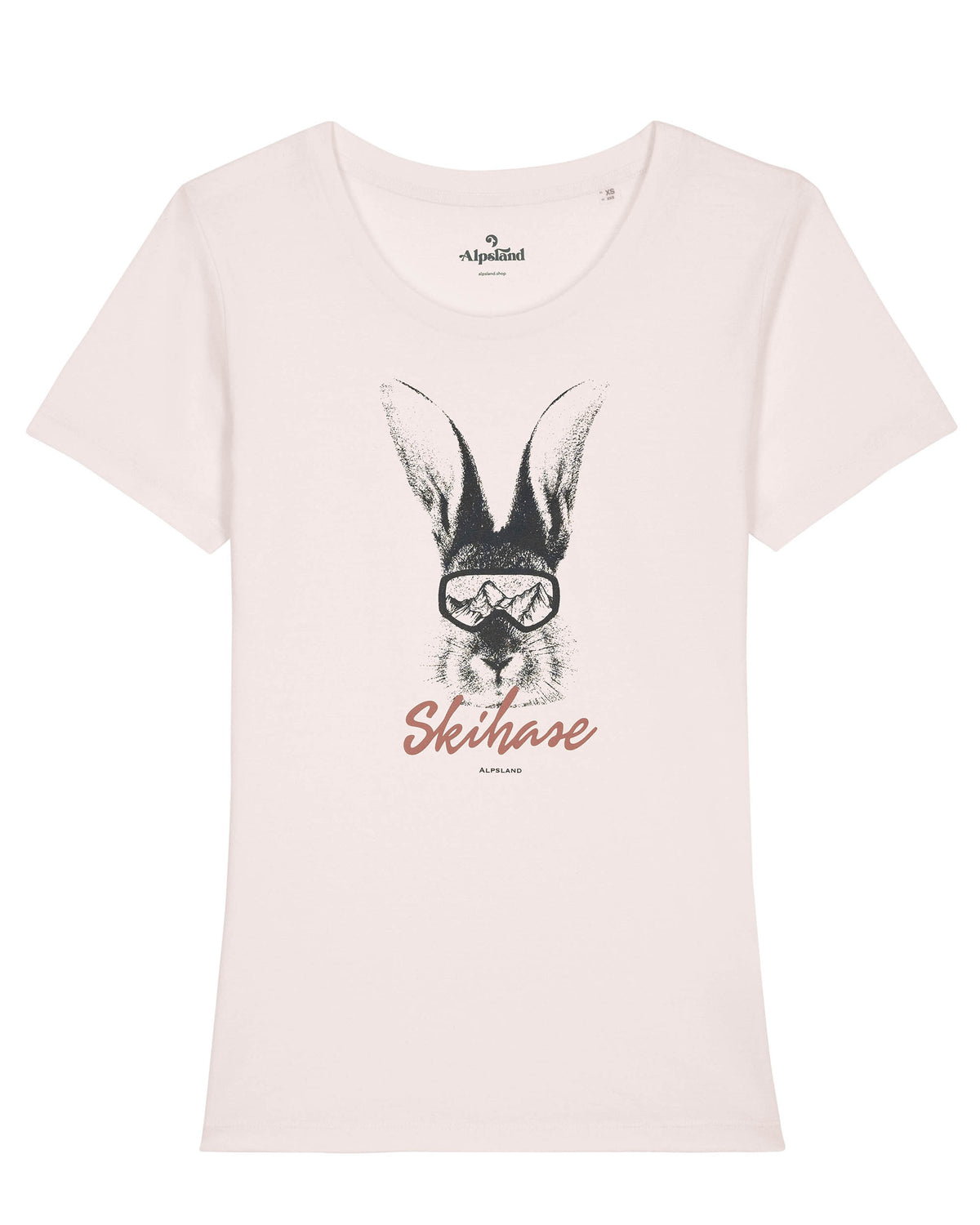Skihase  - Damen Premium Organic Shirt,wandern,bergsteigen,berge,t-shirt,wandershirt,alpsland