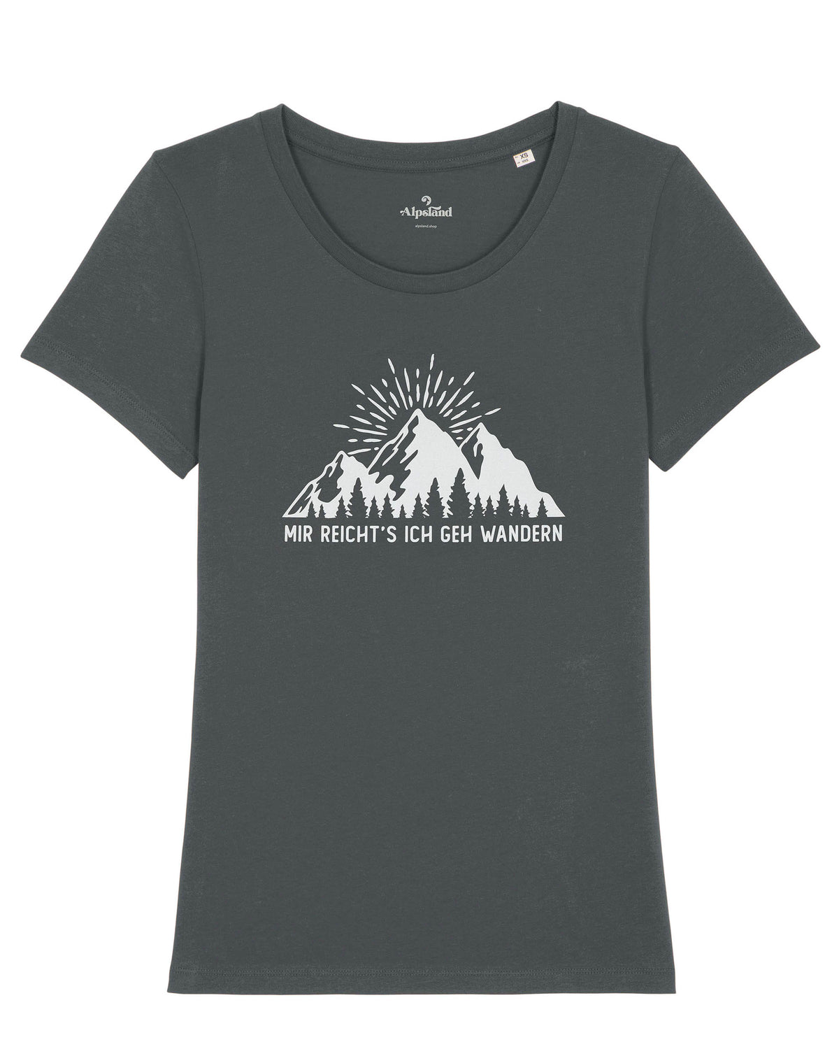 Mir reicht's ich geh wandern  - Damen Premium Organic Shirt,wandern,bergsteigen,berge,t-shirt,wandershirt,alpsland